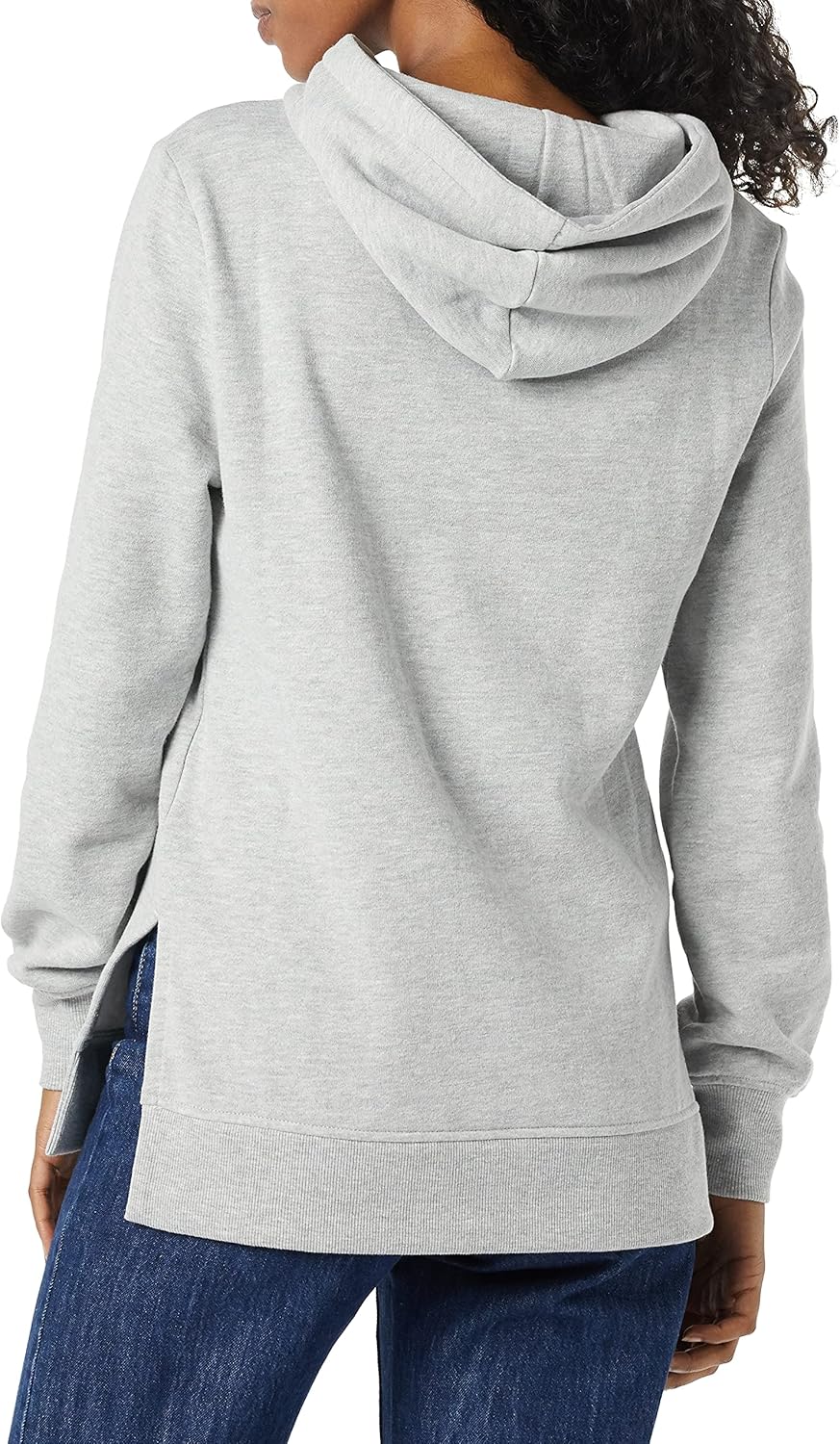 Amazon Essentials womens Fleece Hooded Tunic Sweatshirt