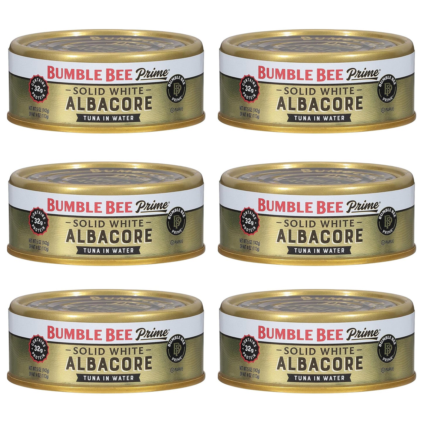 Bumble Bee Prime Atlantic Salmon, 5 oz Can - Premium Salmon - 24g Protein per Serving - Gluten Free & Kosher