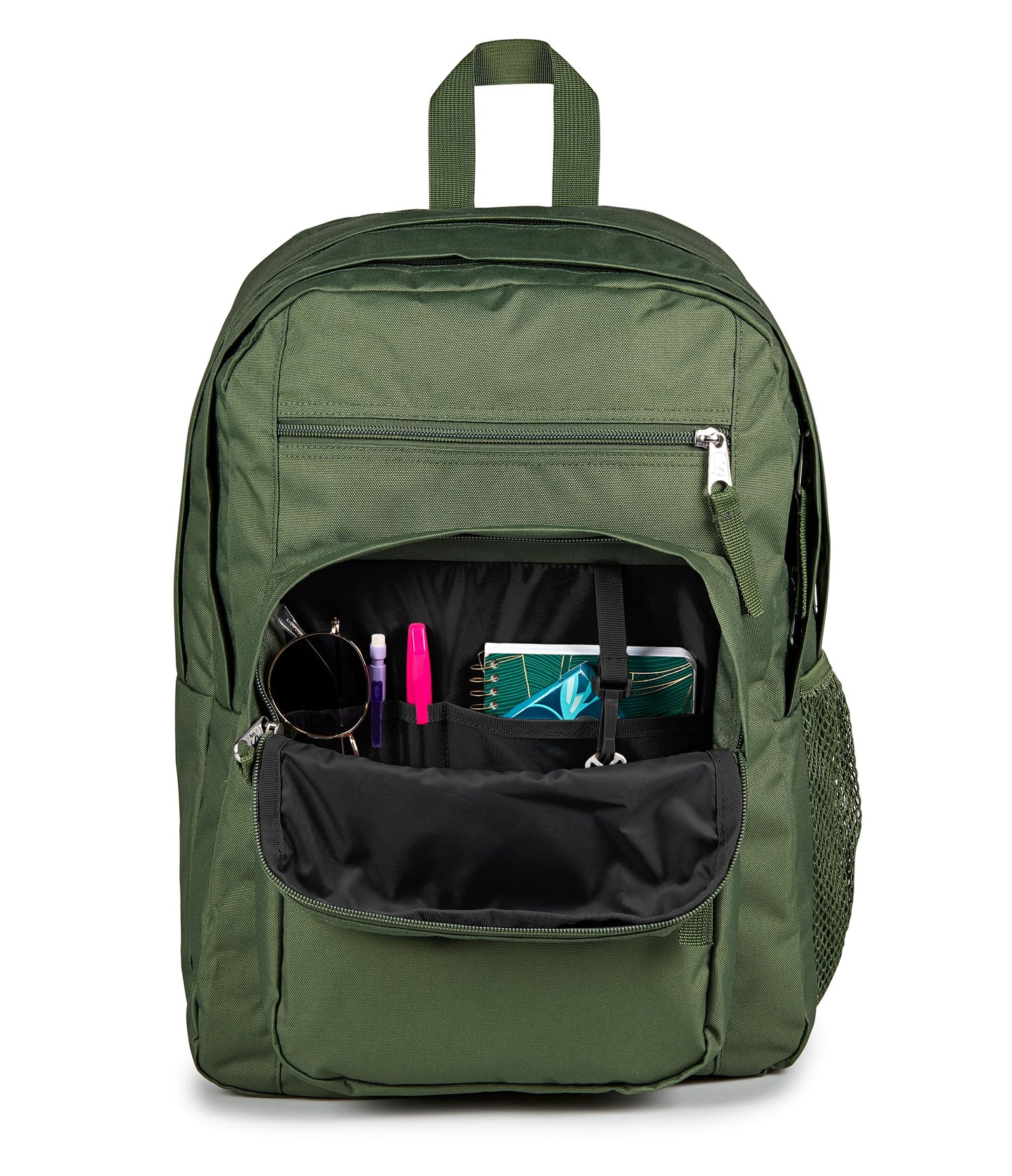JanSport Laptop Backpack - Computer Bag with 2 Compartments, Ergonomic Shoulder Straps, 15” Laptop Sleeve, Haul Handle - Cargo Green