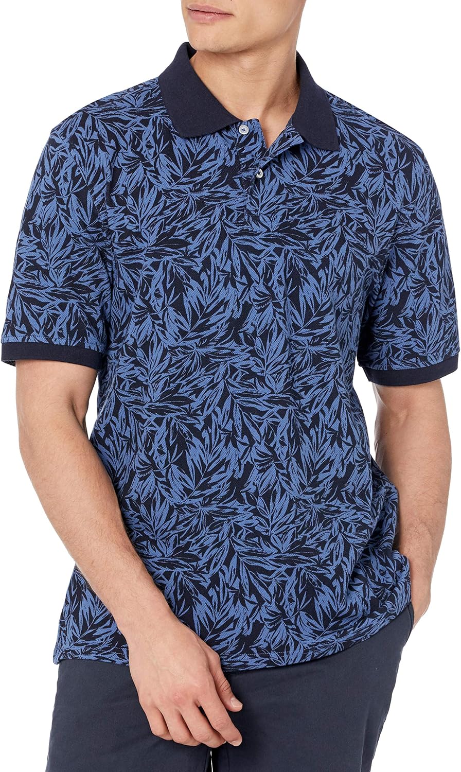 Amazon Essentials Men's Regular-Fit Short Sleeve Cotton Pique Polo Shirt (Available in Big & Tall)
