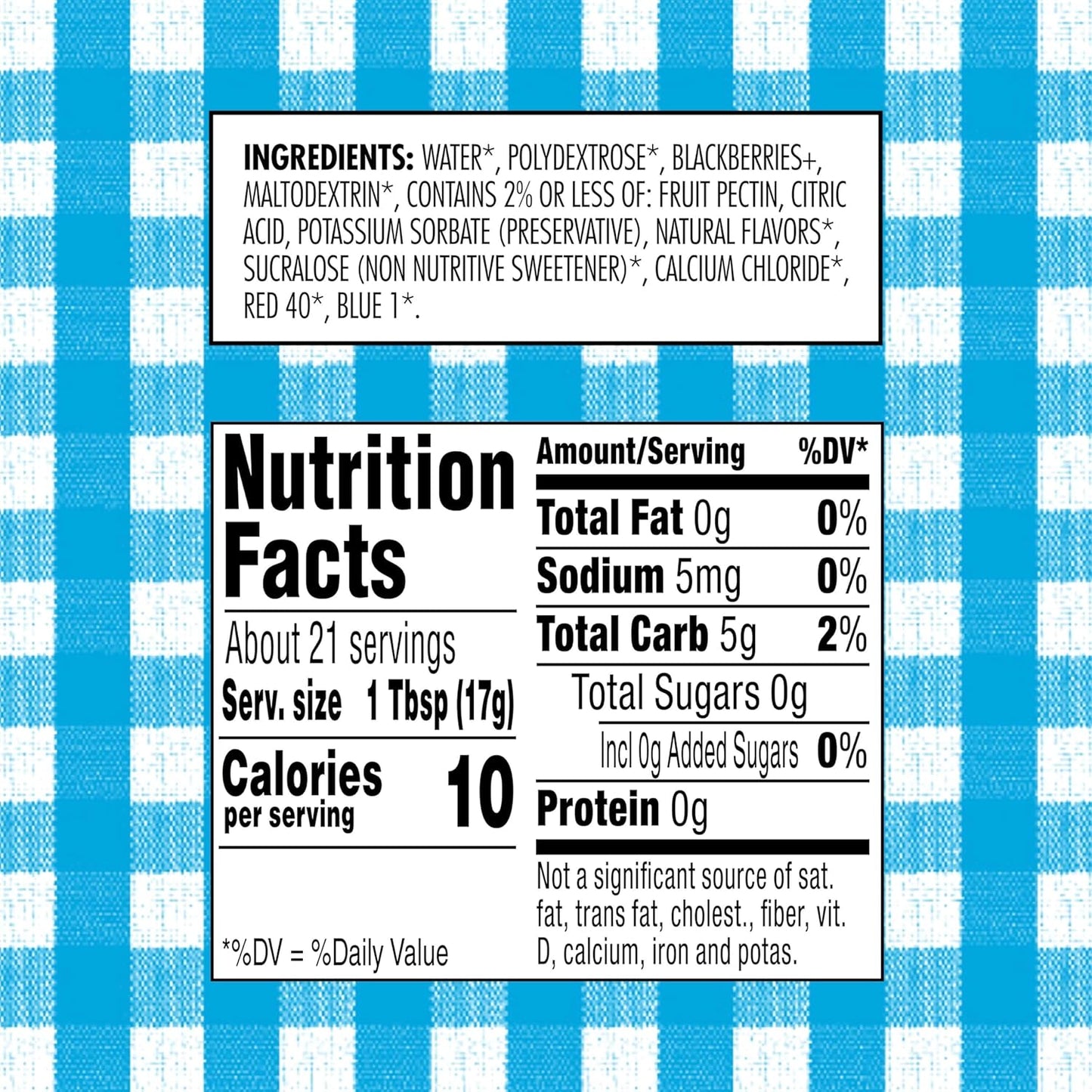 Smucker's Sugar Free Seedless Blackberry Jam, 12.75 Ounces