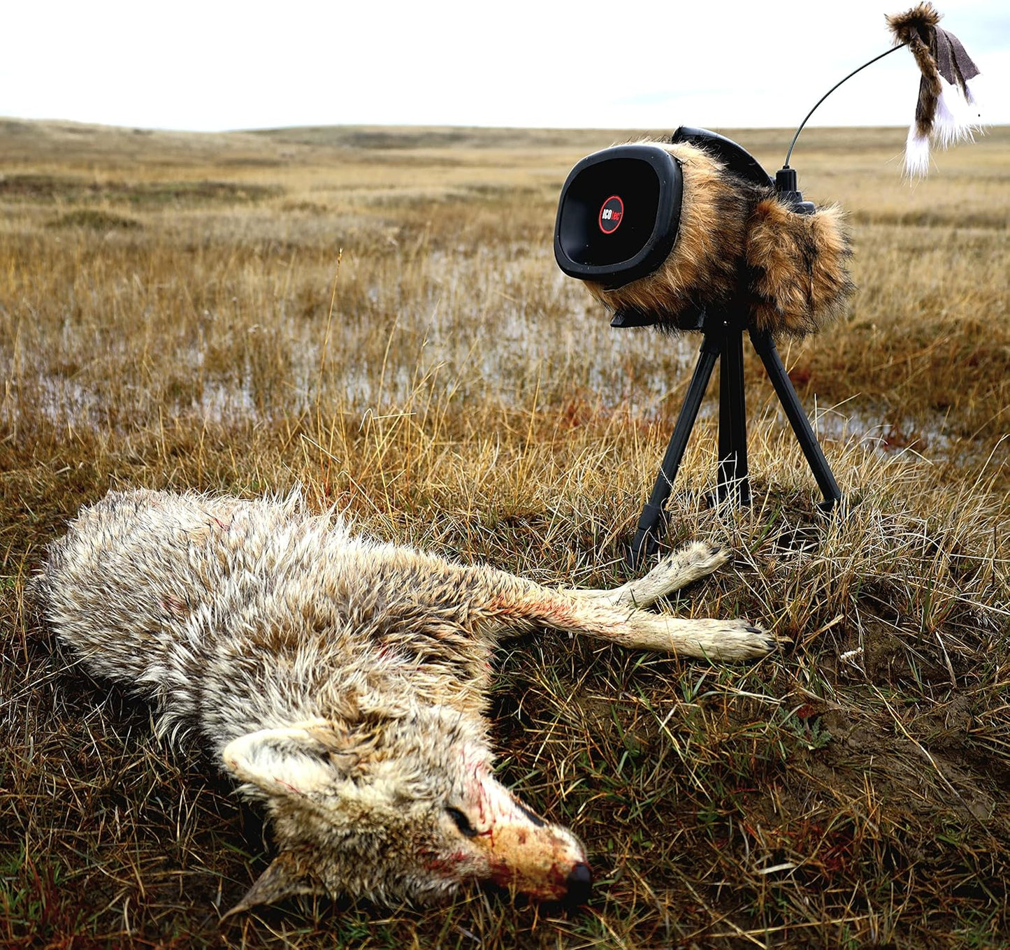 Icotec Large Fur Wrap for GCX and GCX+ Predator Calls - Fits: Outlaw+, Night Stalker+, Renegade+, Oultaw, Night Stalker, and Sabre