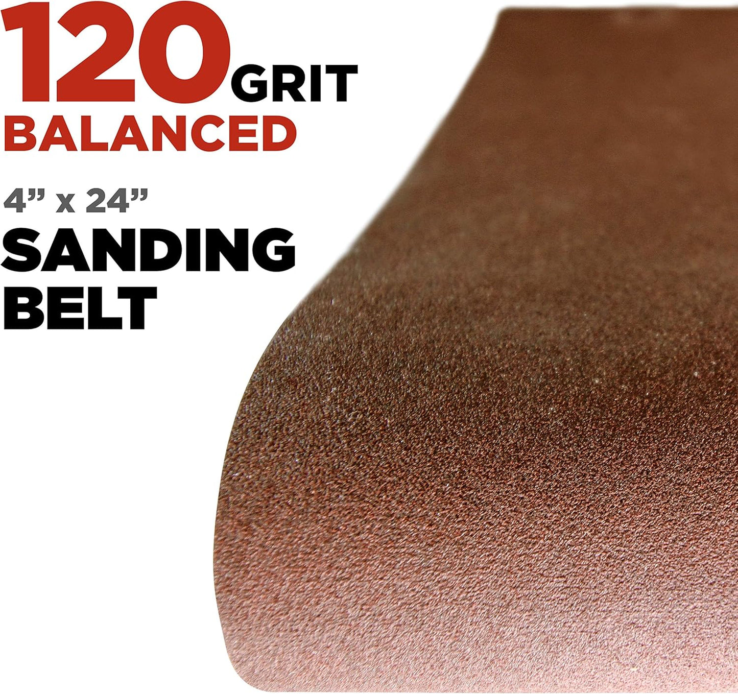 Makita 15 Piece - 4" Multi-Grit Sanding Belt Set For 4" Belt Sanders – Complete Sanding Set For Wood & Metal - 80-240 Grits