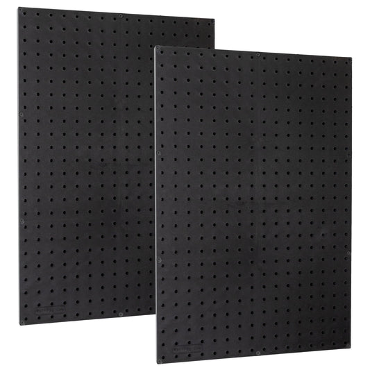 WallPeg Pegboard Wall Organizer - 96” Wide | 4 Pack 24”x16” Heavy Duty Plastic Peg Boards | Made in USA | Garage Tool Storage, Workshop, Craft Room, Office Wall Organizer | Tuff Peg-Board Panels