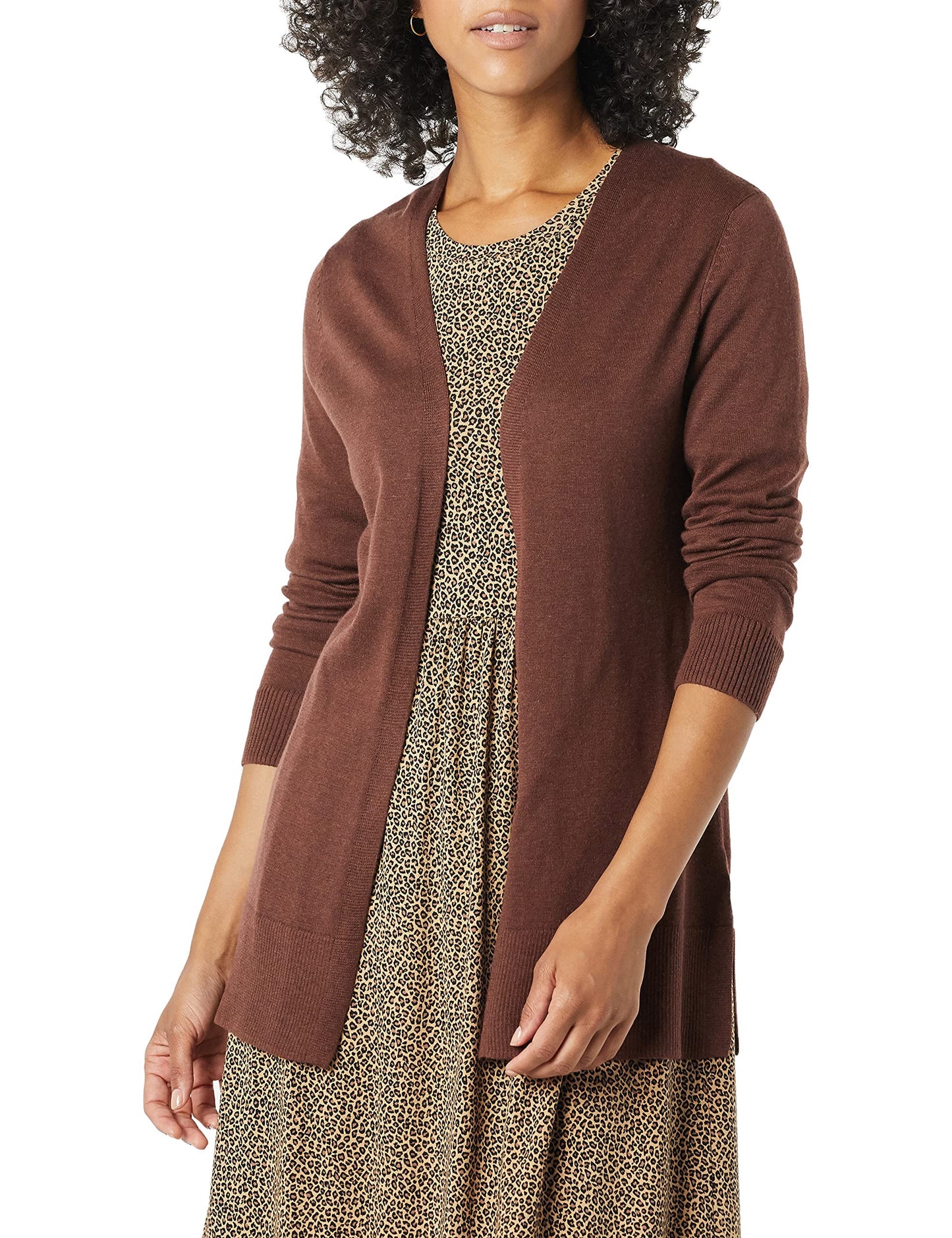 Amazon Essentials Women's Lightweight Long Sleeve Open-Front Cardigan Sweater (Available in Plus Size)