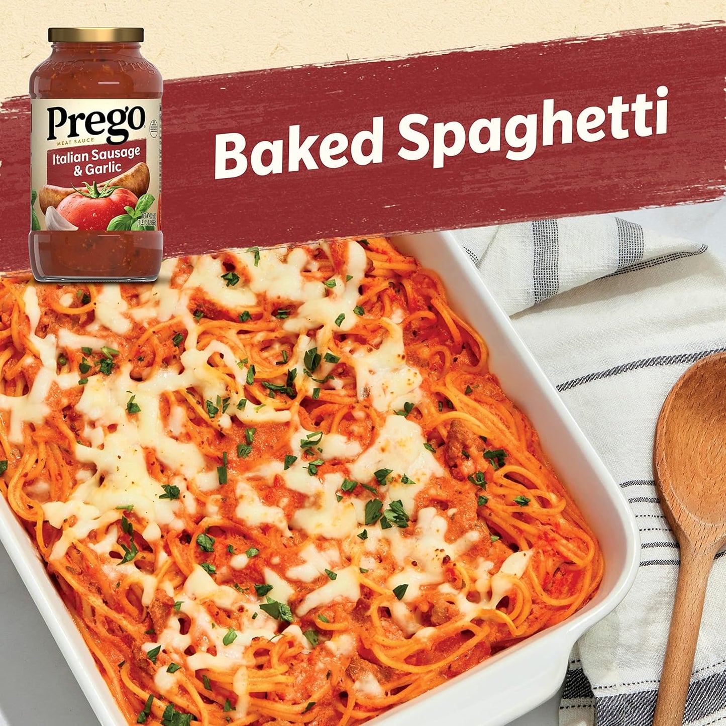 Prego Pasta Sauce, Italian Tomato Sauce with Roasted Garlic & Parmesan Cheese, 24 oz Jar