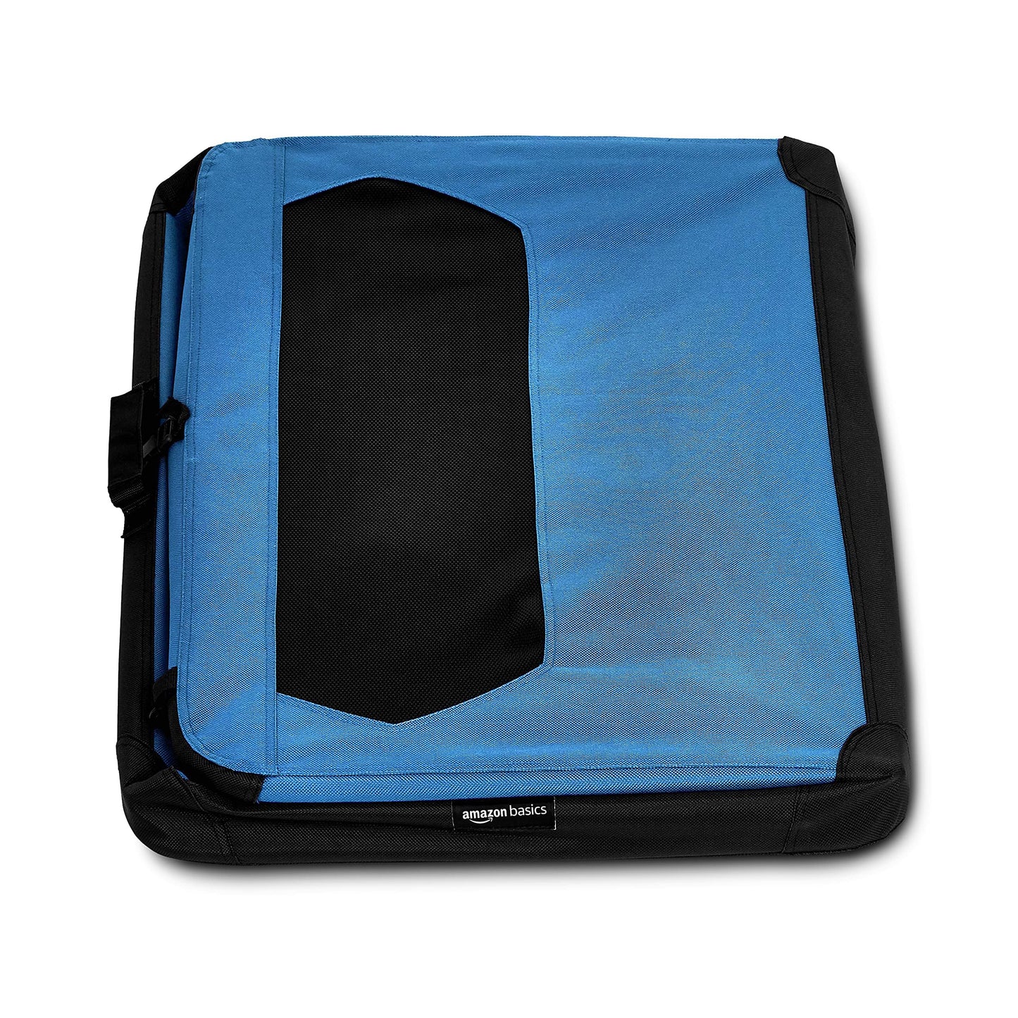 Amazon Basics Folding Portable Soft Pet Dog Crate Carrier Kennel, 36 x 24 x 24 inches, Blue
