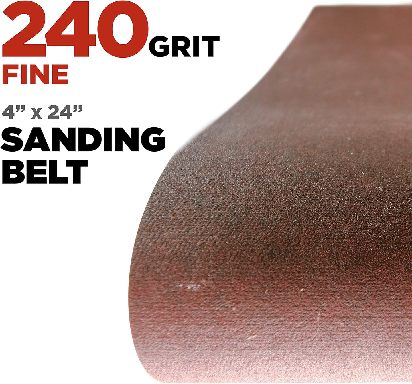 Makita 15 Piece - 4" Multi-Grit Sanding Belt Set For 4" Belt Sanders – Complete Sanding Set For Wood & Metal - 80-240 Grits