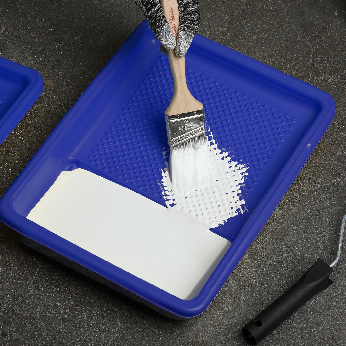 Bates- Paint Tray Liner, 9 Inch, 10 Pack, Paint Roller Tray, Disposable Plastic Paint Trays, Paint Pans Trays, Paint Supplies for House Painting, Roller Tray