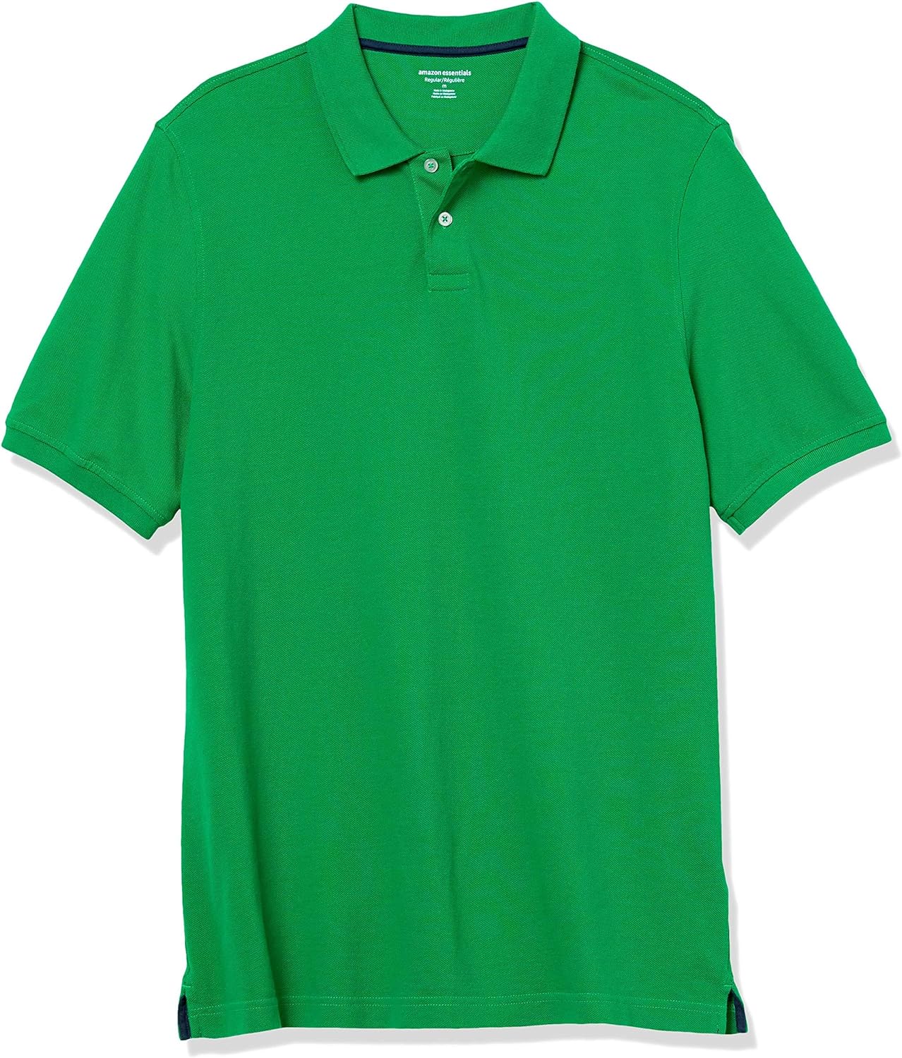 Amazon Essentials Men's Regular-Fit Short Sleeve Cotton Pique Polo Shirt (Available in Big & Tall)