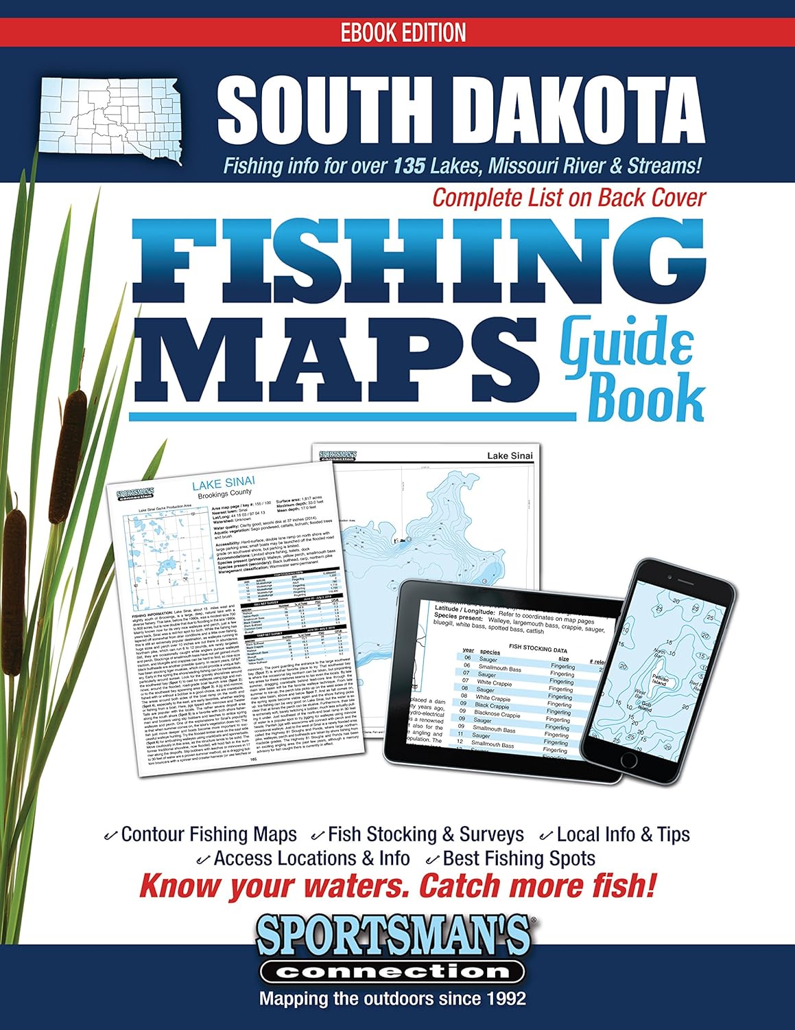 South Dakota Fishing Map Guide