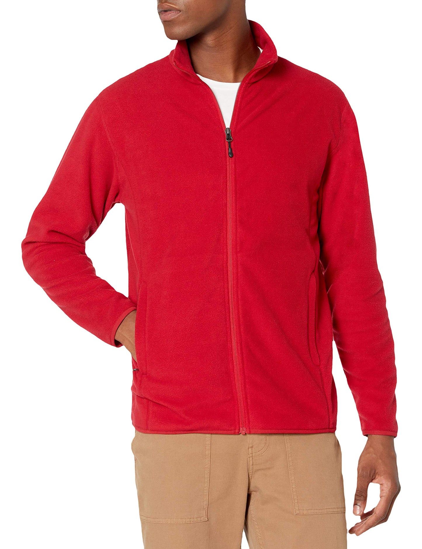 Amazon Essentials Men's Full-Zip Polar Fleece Jacket (Available in Big & Tall)