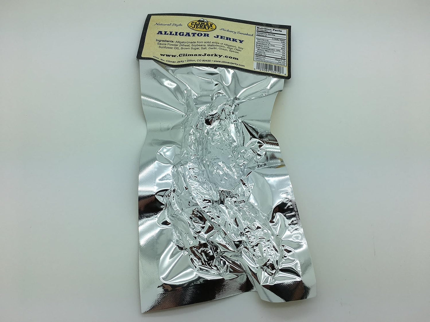 Premium Natural Style 1 OZ. Smoked Original Alligator Jerky – 100% Made From Solid Strips of Gator - No Preservatives - High Protein - Low Carbs (Alligator Smoked 3 Pack)