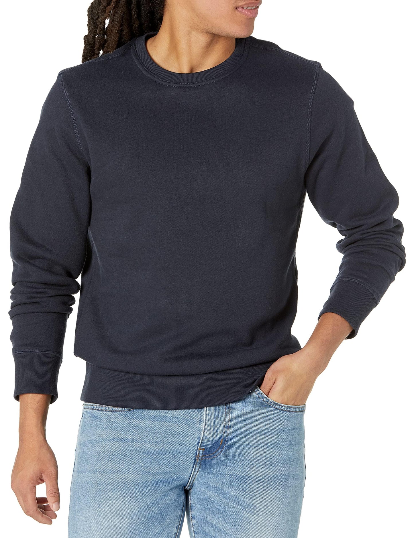 Amazon Essentials Men's Fleece Crewneck Sweatshirt (Available in Big & Tall)