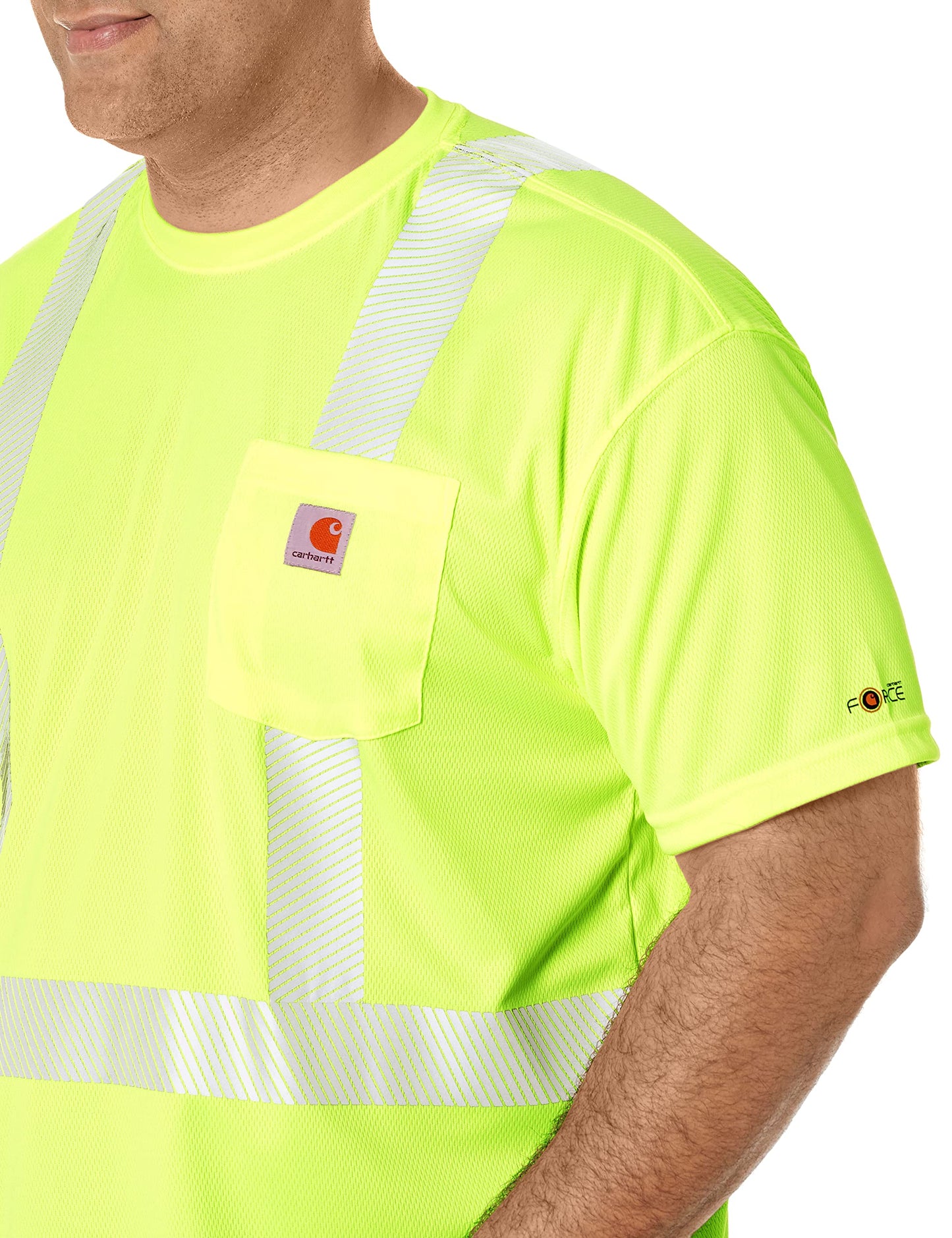 Carhartt Men's Force High-Visibility Short-Sleeve Class 2 T-Shirt