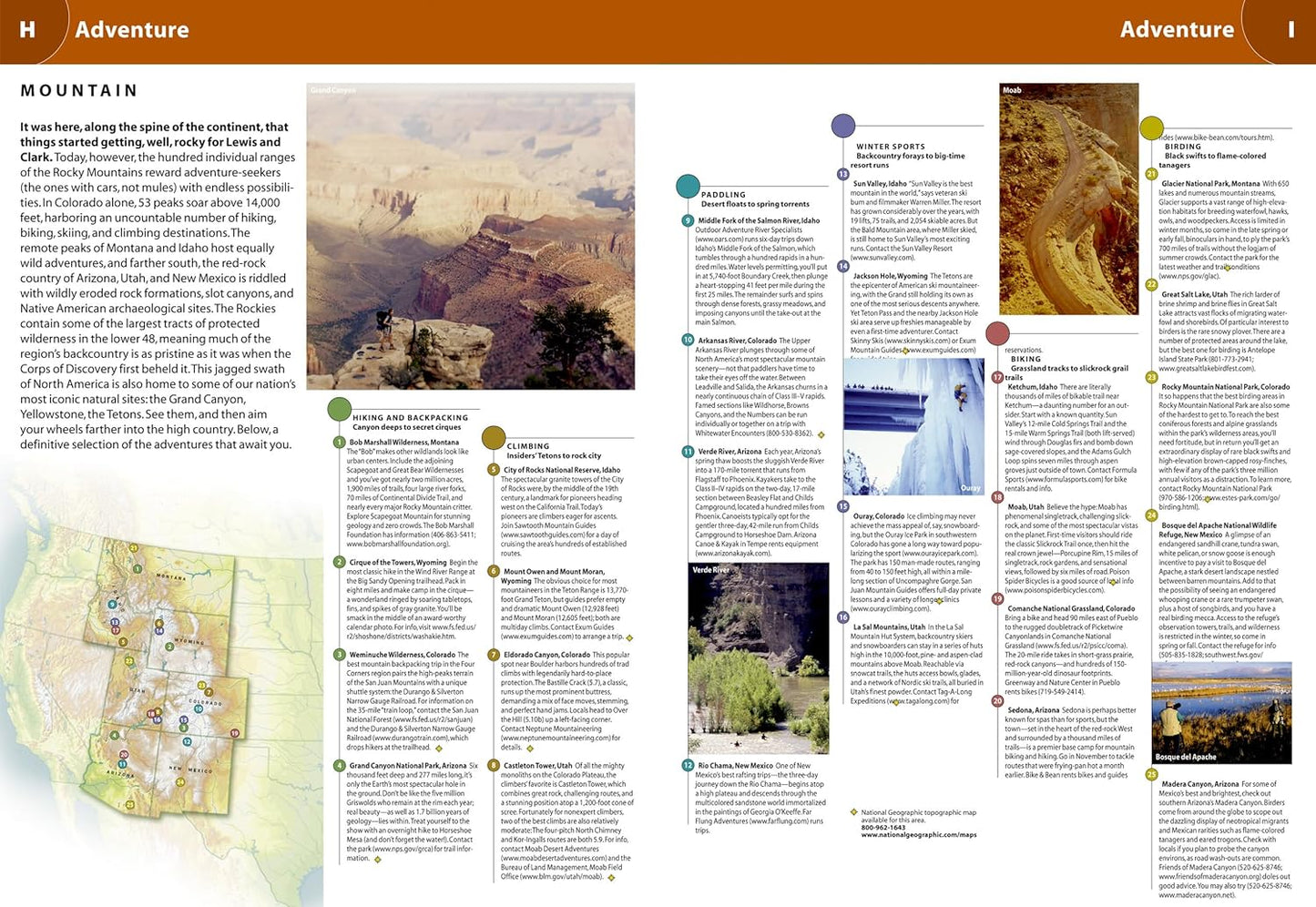 National Geographic Road Atlas 2025: Adventure Edition [United States, Canada, Mexico]