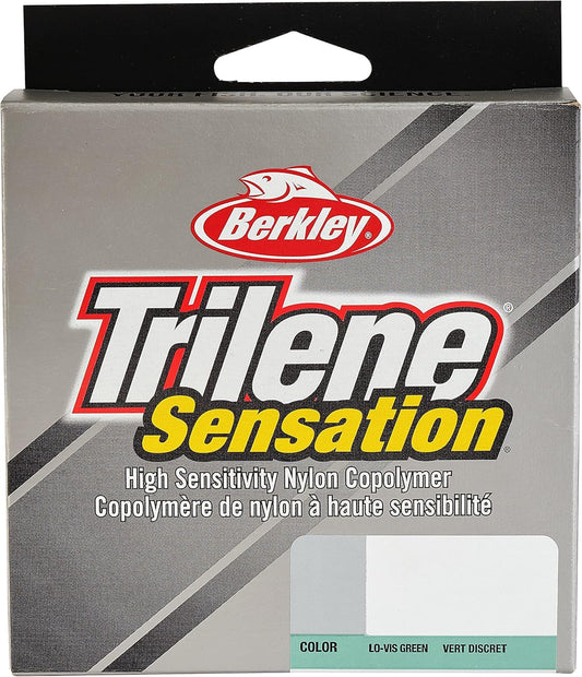 Berkley Trilene® Sensation, Low-Vis Green, 4lb | 1.8kg Monofilament Fishing Line, Suitable for Freshwater Environments