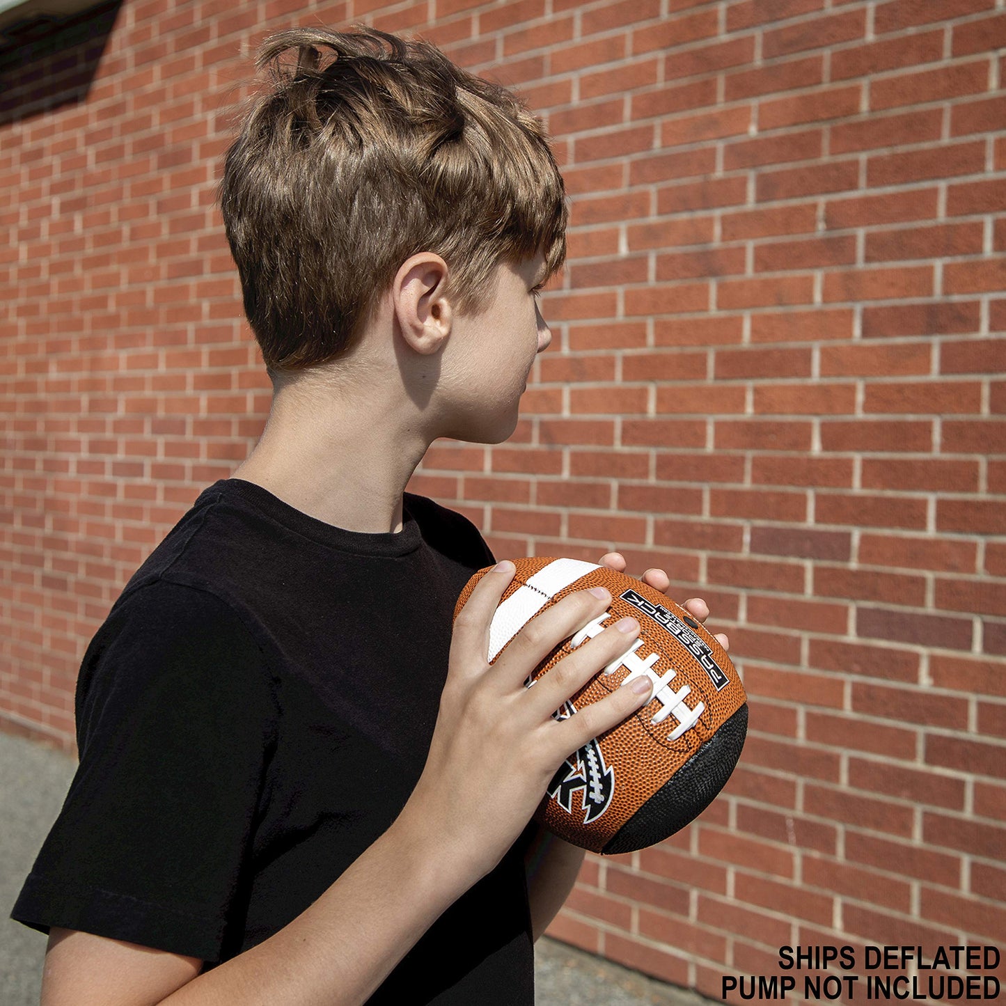 Passback Junior Composite Football, Ages 9-13, Youth Training Football, (Ships Deflated)