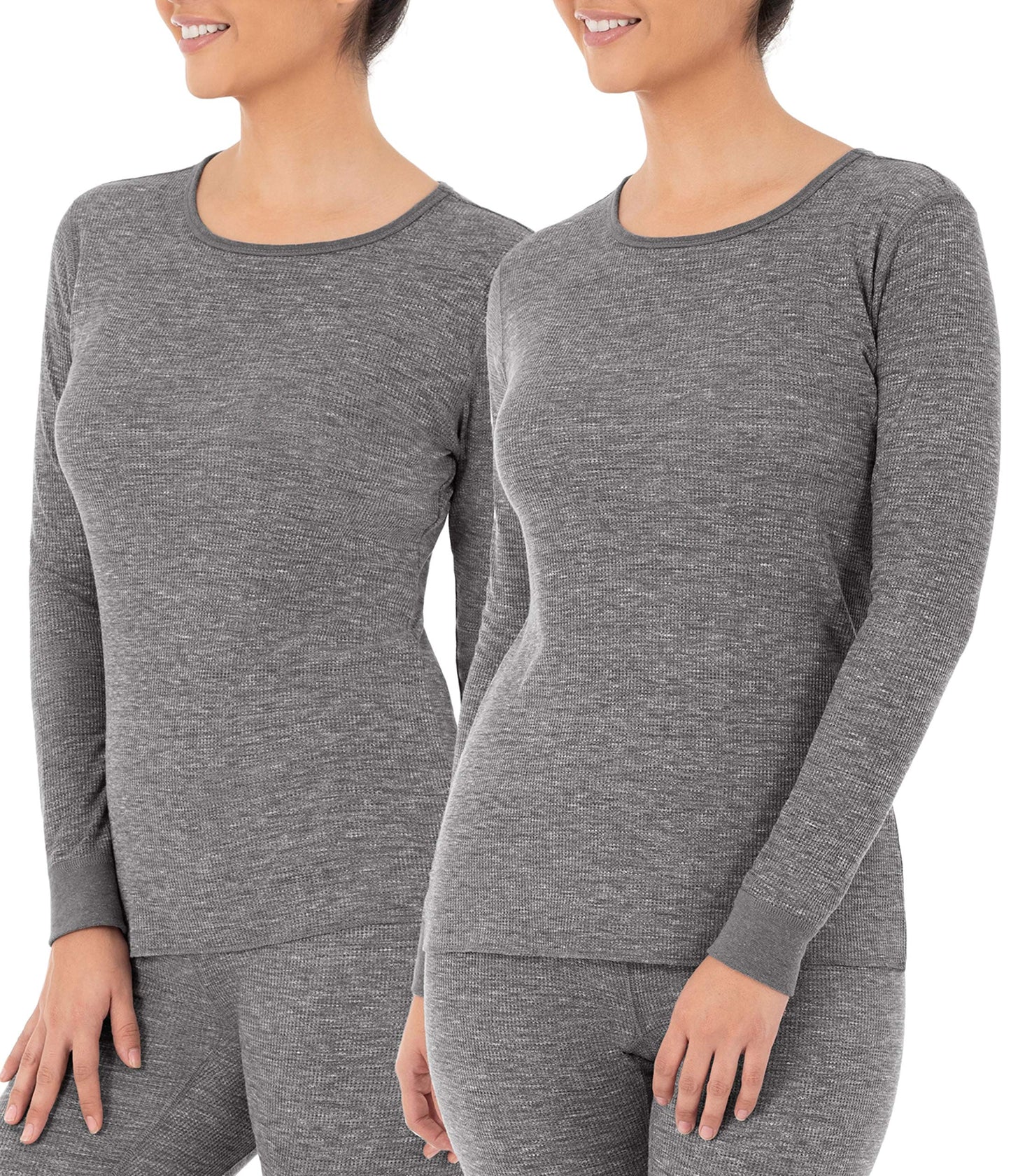Fruit of the Loom Women's Micro Waffle Premium Thermal Underwear Tee Shirt