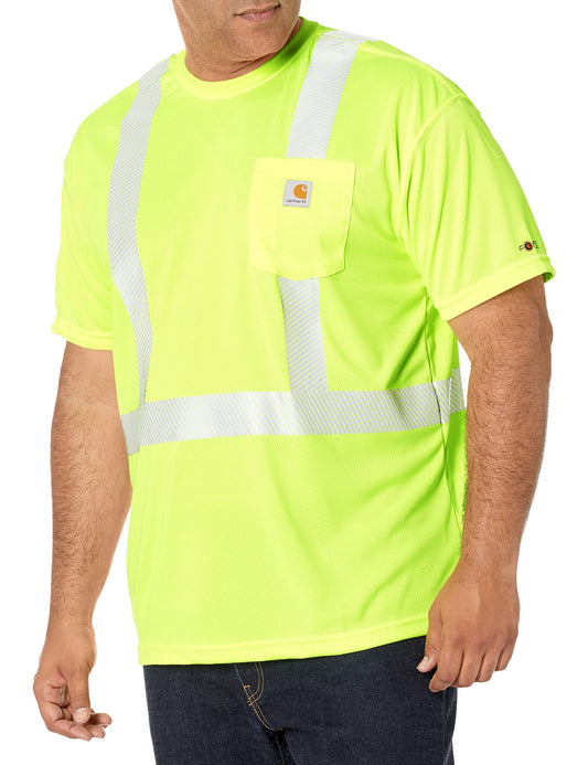 Carhartt Men's Force High-Visibility Short-Sleeve Class 2 T-Shirt