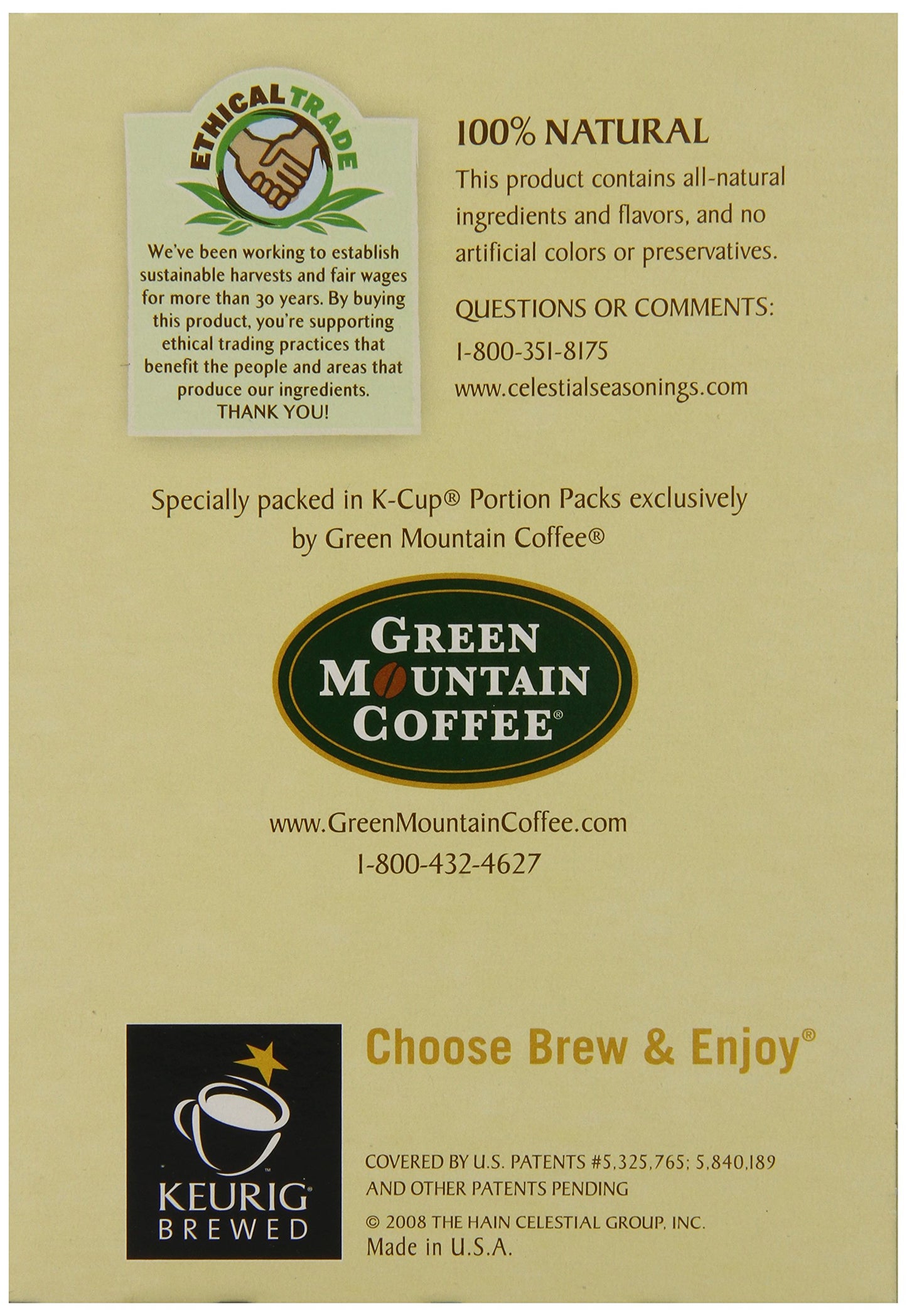 Celestial Seasonings English Breakfast Black Tea, Single-Serve Keurig K-Cup Pods, 96 Count