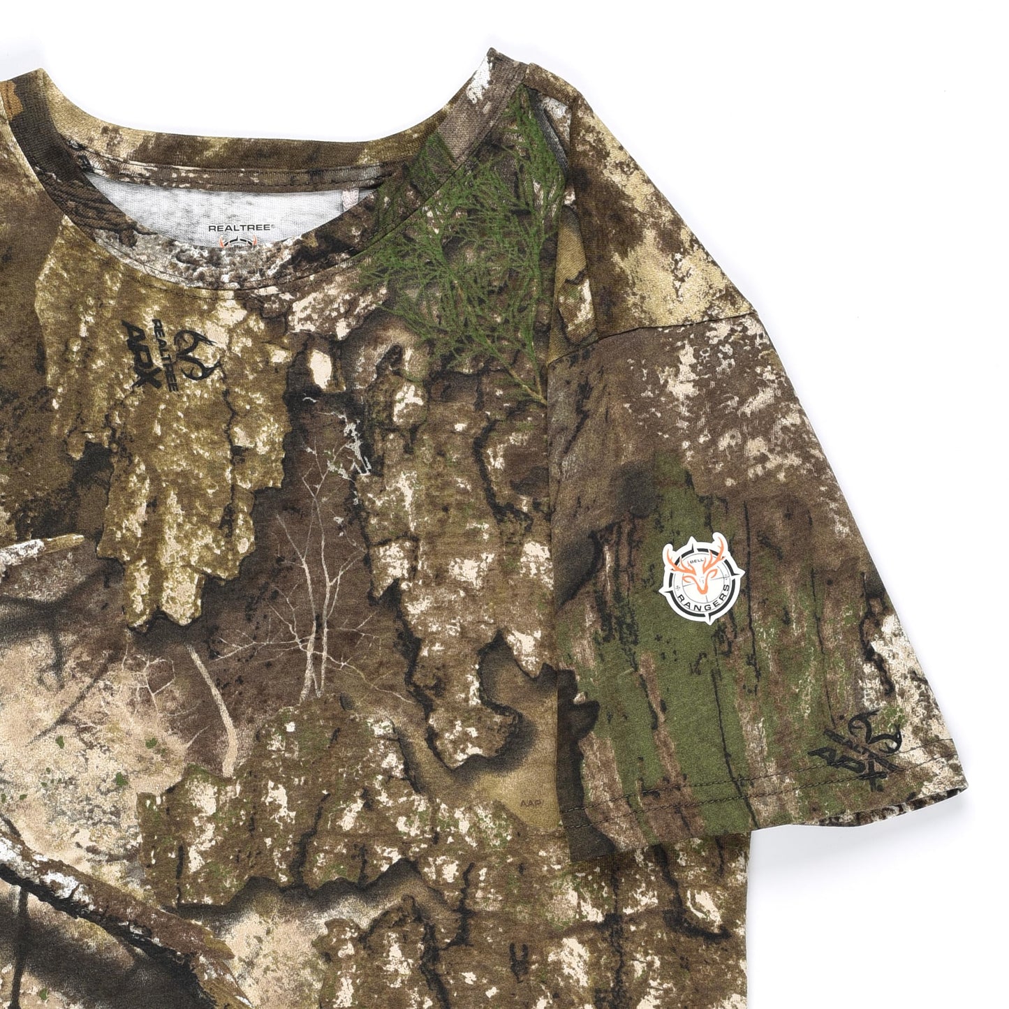 Authentic Realtree and Mossy Oak Camouflage Crewneck Unisex Adult Short Sleeve Tee Shirt