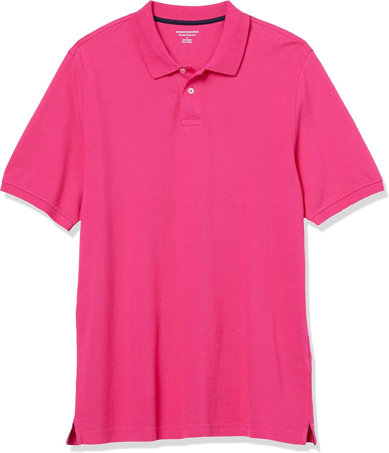 Amazon Essentials Men's Regular-Fit Short Sleeve Cotton Pique Polo Shirt (Available in Big & Tall)
