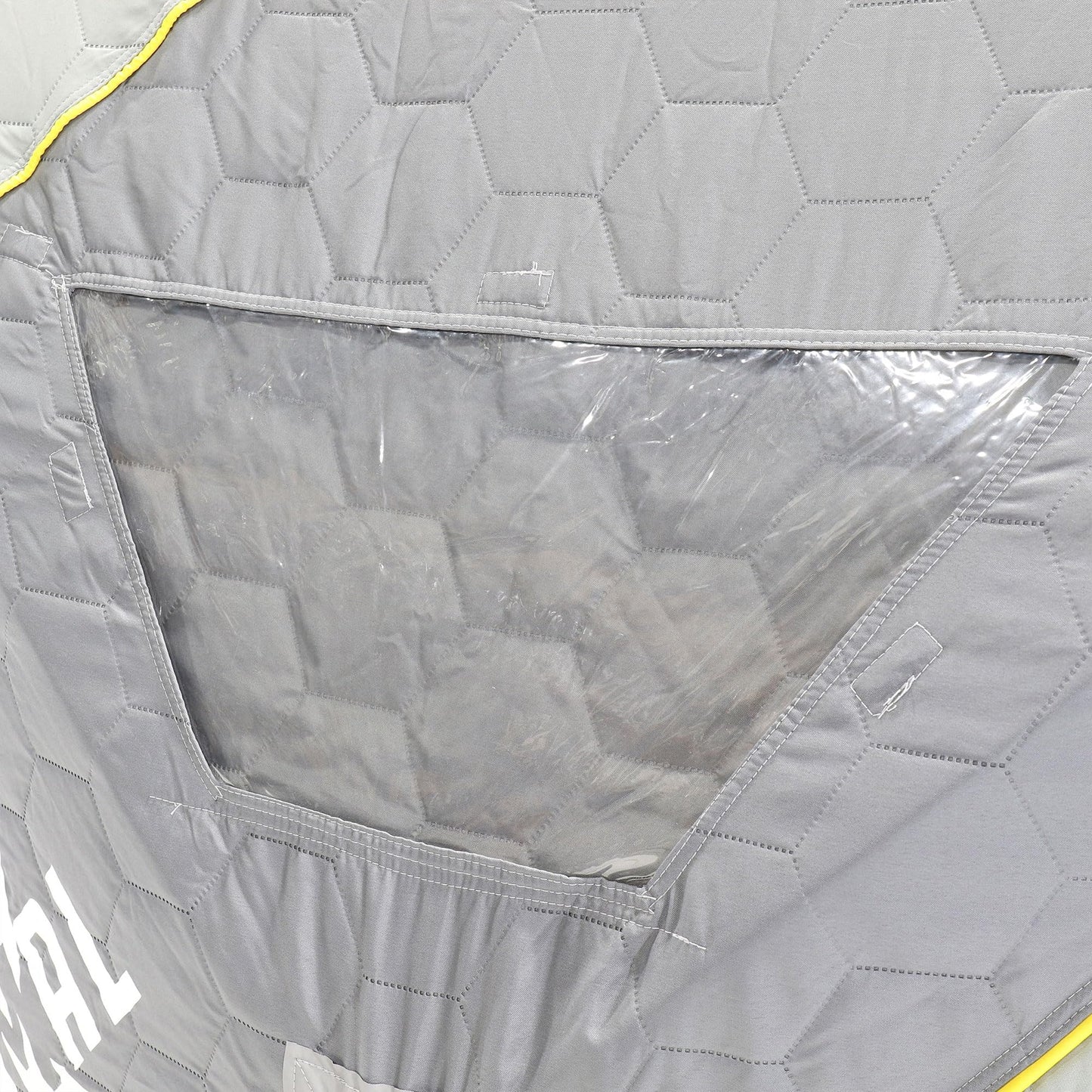 CLAM Portable Fishing Angler Thermal Hub Shelter Tent with Anchor Straps, Carrying Bag