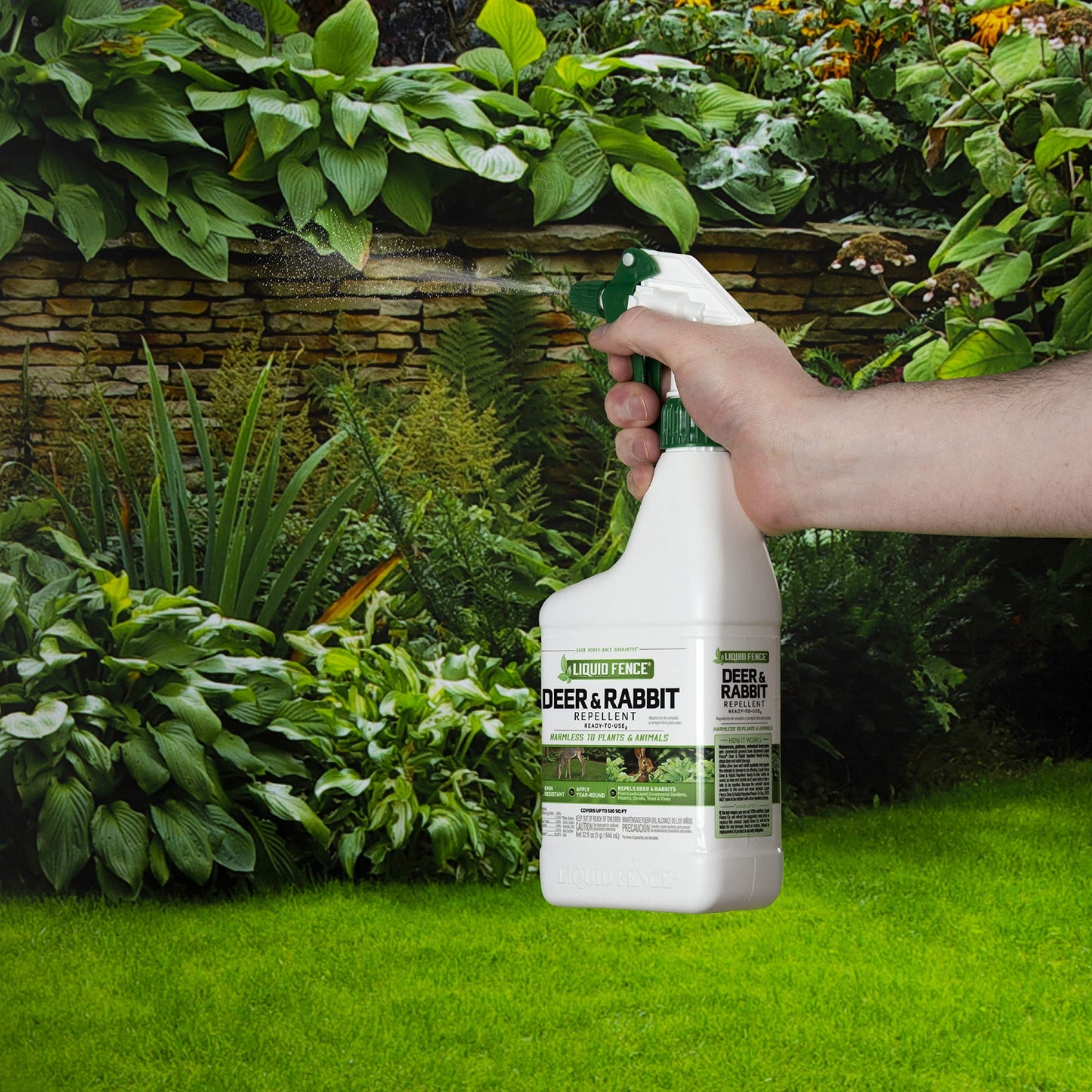 Liquid Fence Animal Repellent, 128 Oz, Multicolor