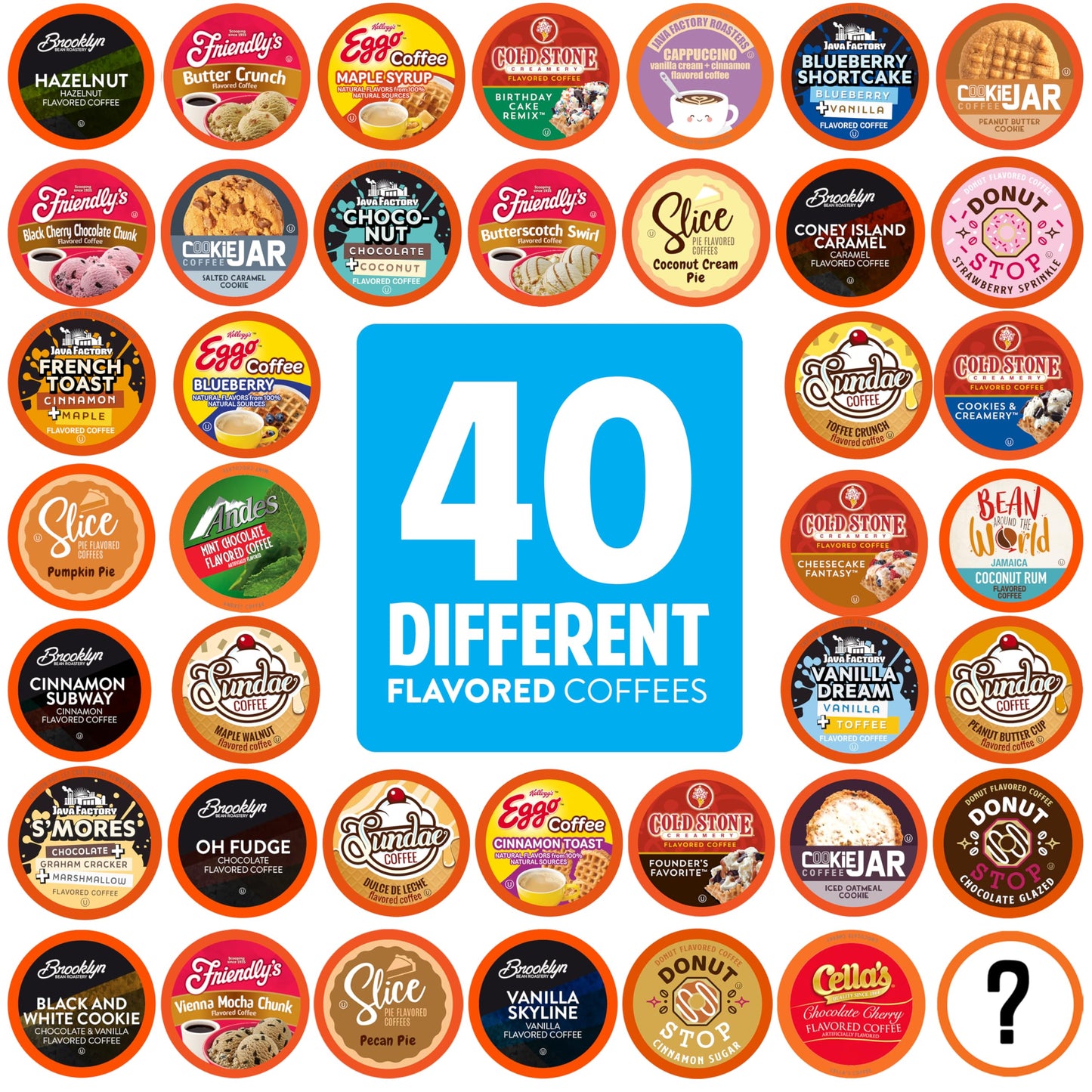 Two Rivers Coffee Hot Chocolate Pods Single Serve Cocoa Variety Sampler Pack Compatible with 2.0 Keurig K-Cup Brewers, 40 Count