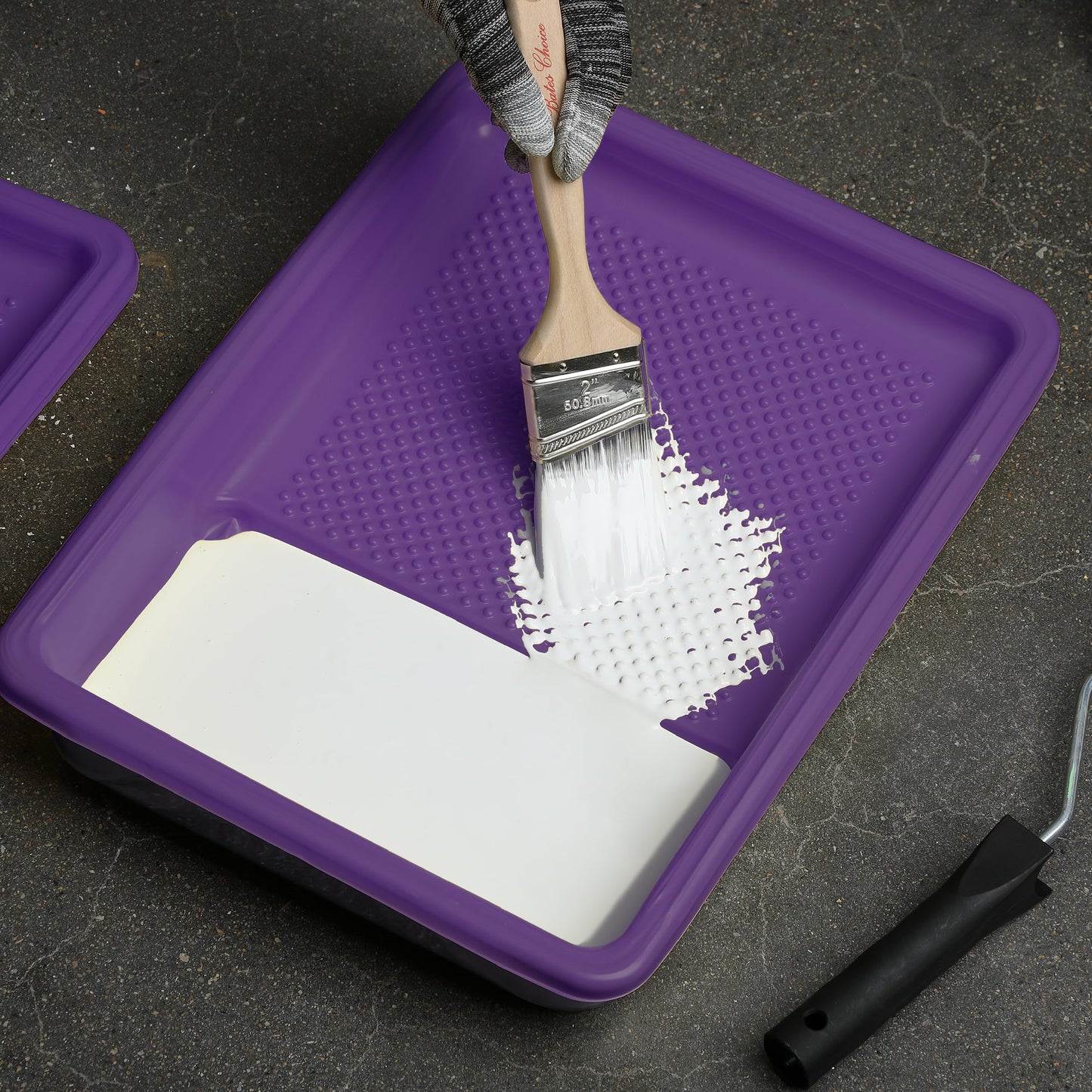 Bates- Paint Tray Liner, 9 Inch, 10 Pack, Paint Roller Tray, Disposable Plastic Paint Trays, Paint Pans Trays, Paint Supplies for House Painting, Roller Tray