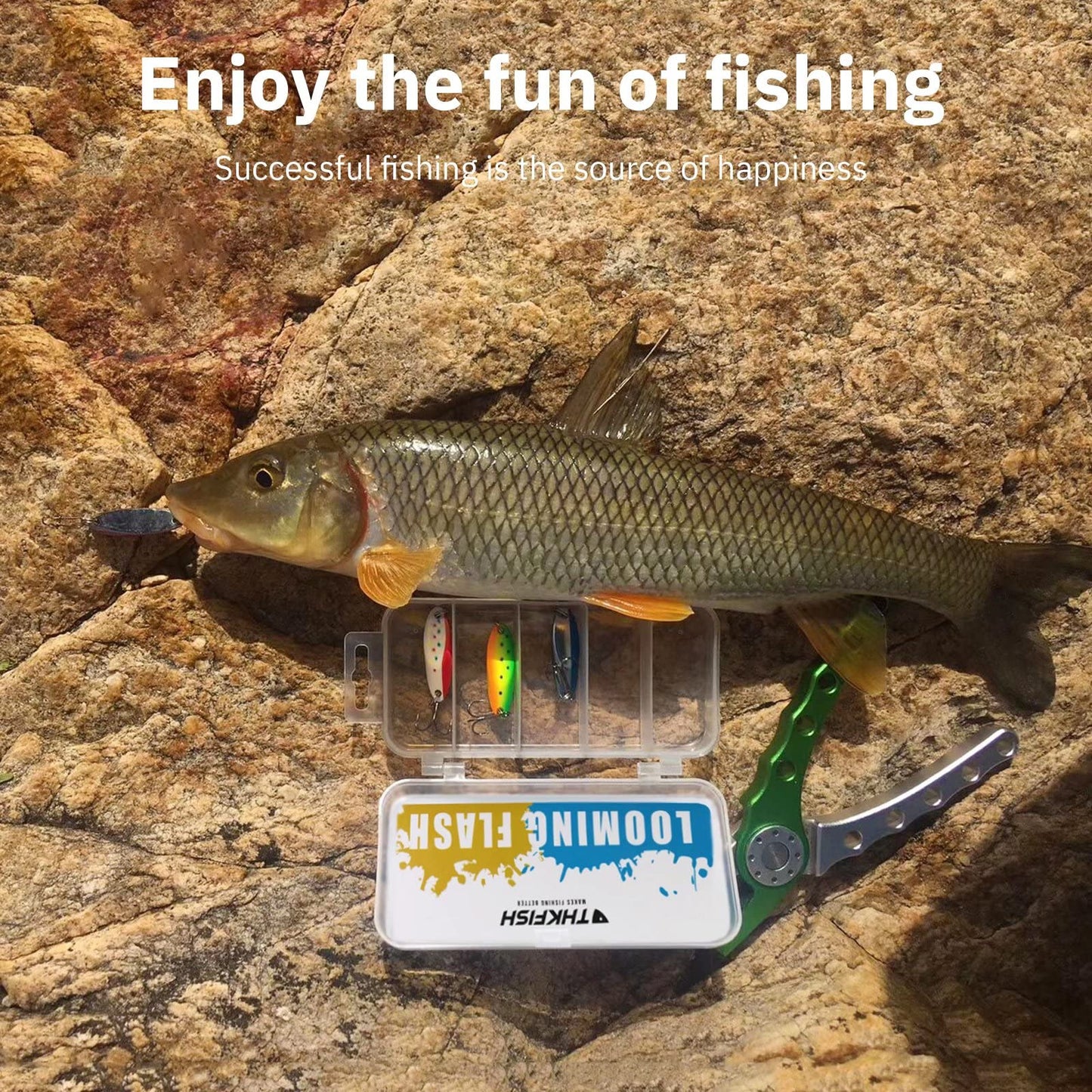 THKFISH Fishing Lures Trout Lures Fishing Spoons Lures for Trout Pike Bass Crappie Walleye 1/8oz 1/5oz 1/4oz 3/8oz 1/2oz 3/4oz 5pcs