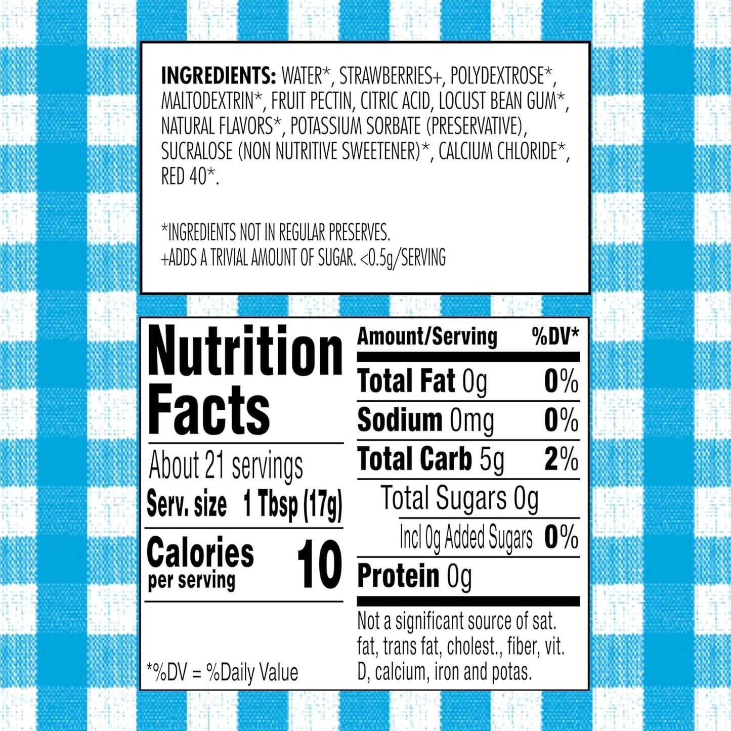 Smucker's Sugar Free Strawberry Preserves, 12.75 Ounces