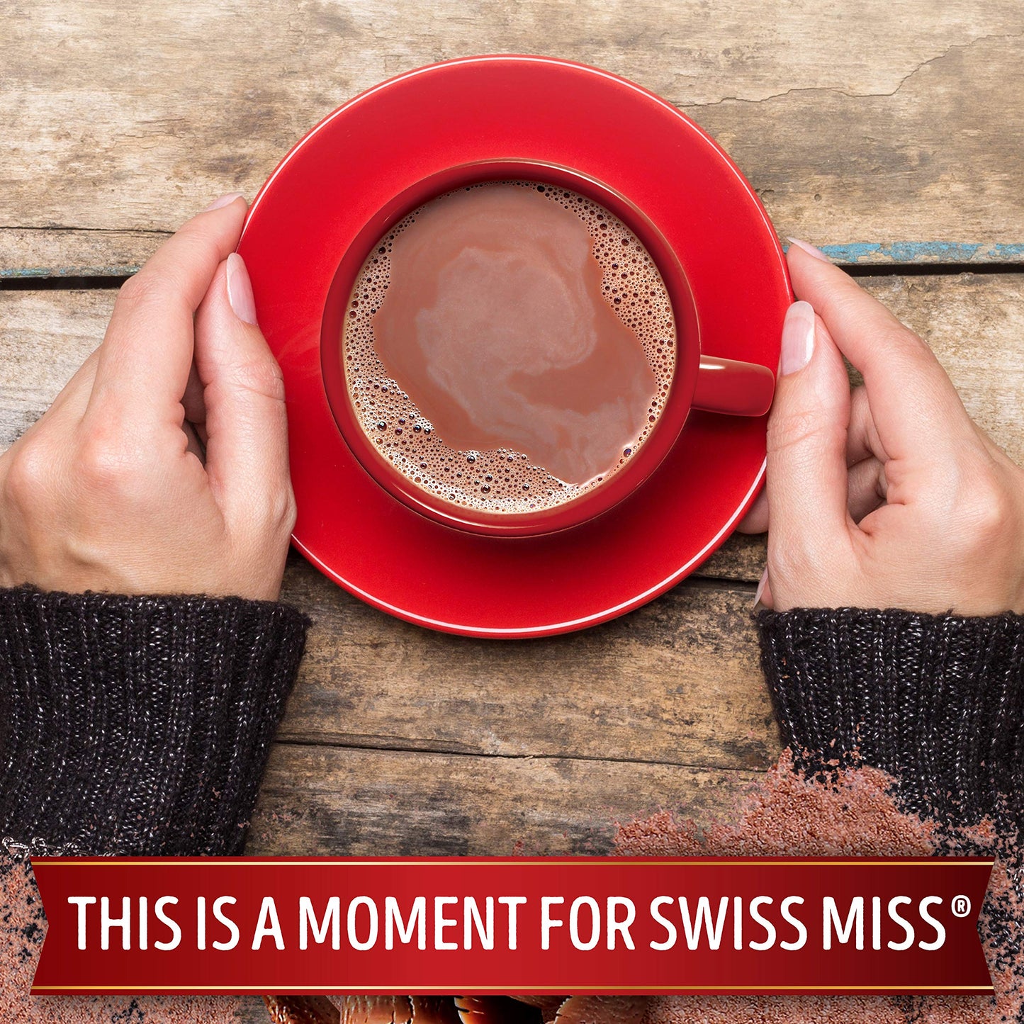 SWISS MISS Milk Chocolate Flavored Hot Cocoa Mix, 38.27 OZ Square Canister