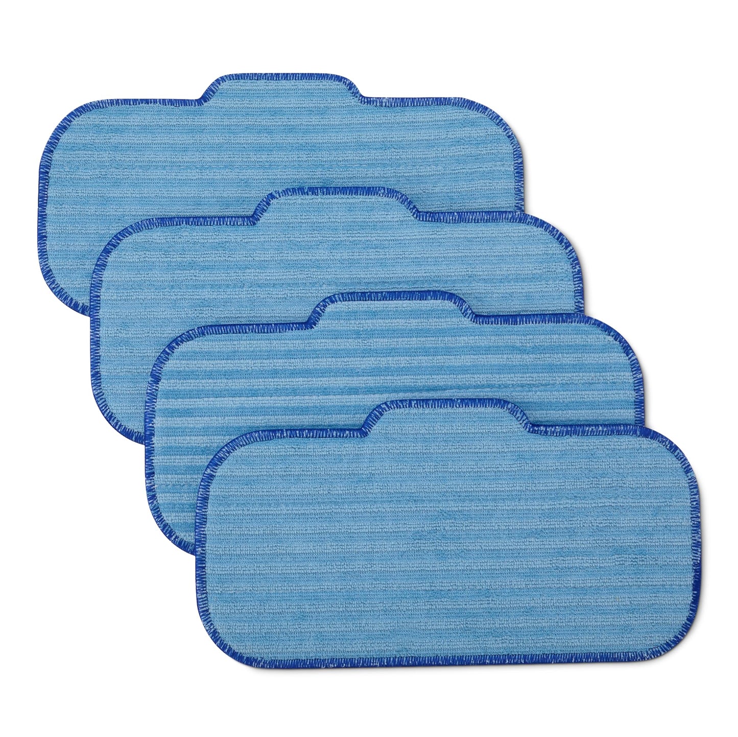 Amazon Basics Washable Steam Mop Replacement Pads for All Hard Floors, 4-Pack