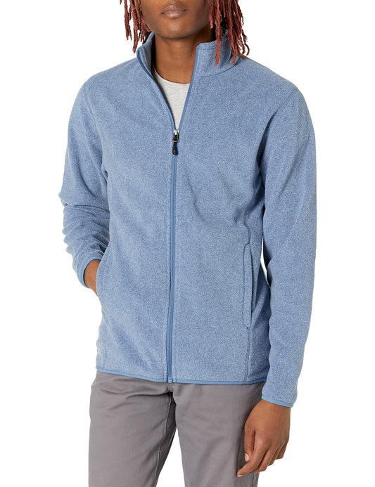Amazon Essentials Men's Full-Zip Polar Fleece Jacket (Available in Big & Tall)