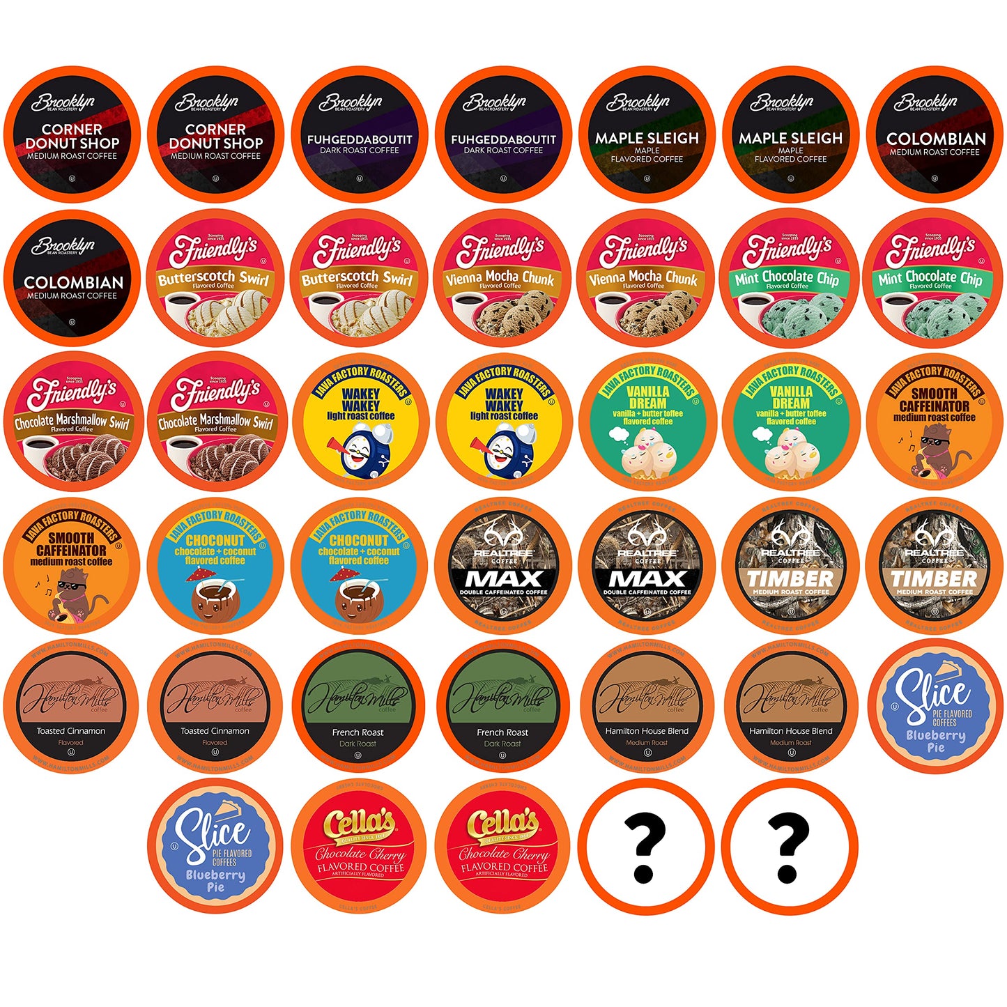 Two Rivers Coffee Hot Chocolate Pods Single Serve Cocoa Variety Sampler Pack Compatible with 2.0 Keurig K-Cup Brewers, 40 Count