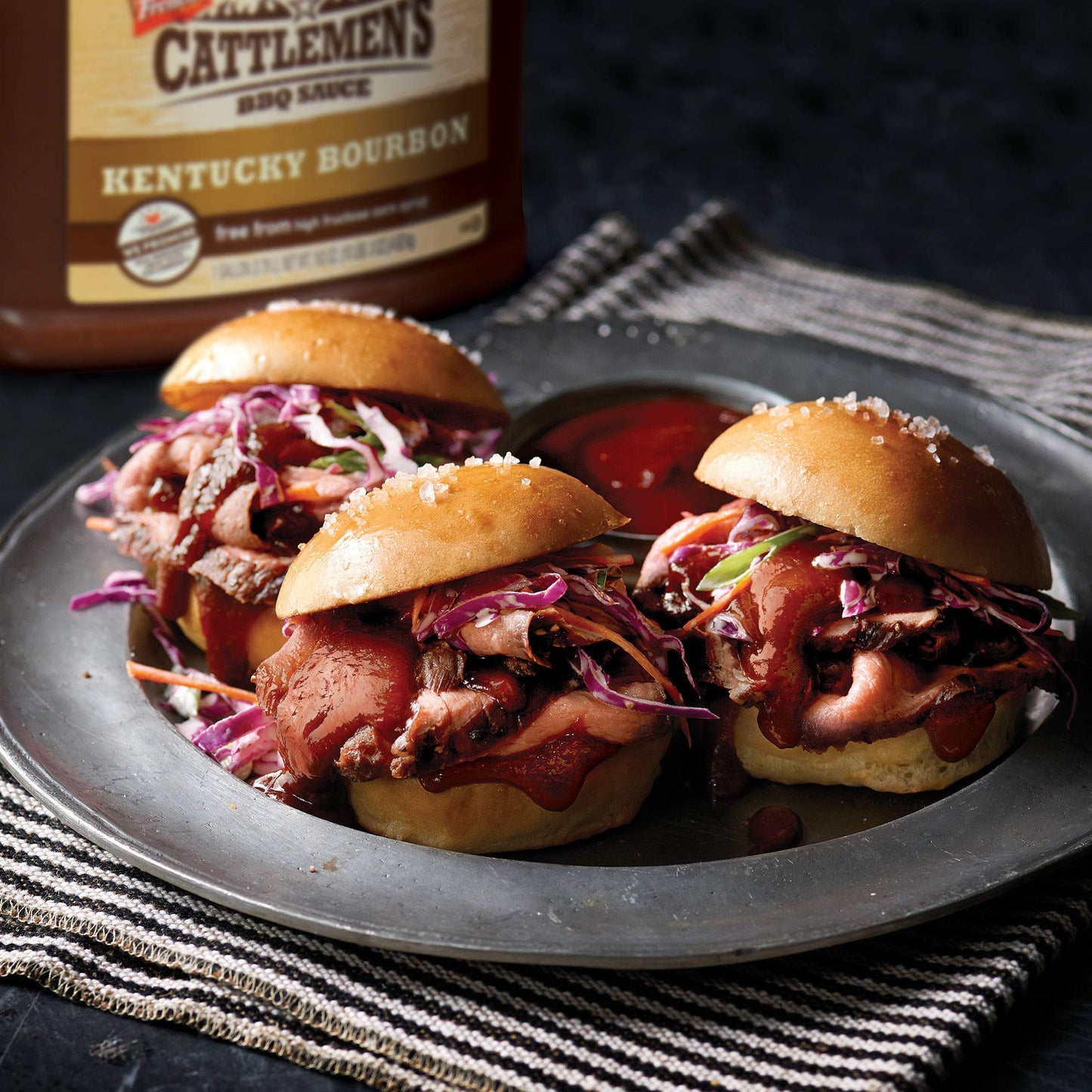 Cattlemen's Mississippi Honey BBQ Sauce, 1 gal - One Gallon Bulk Container of Mississippi Honey Barbecue Sauce Blend of Honey, Vinegar, Hickory and More for Dipping and Barbecue Recipes