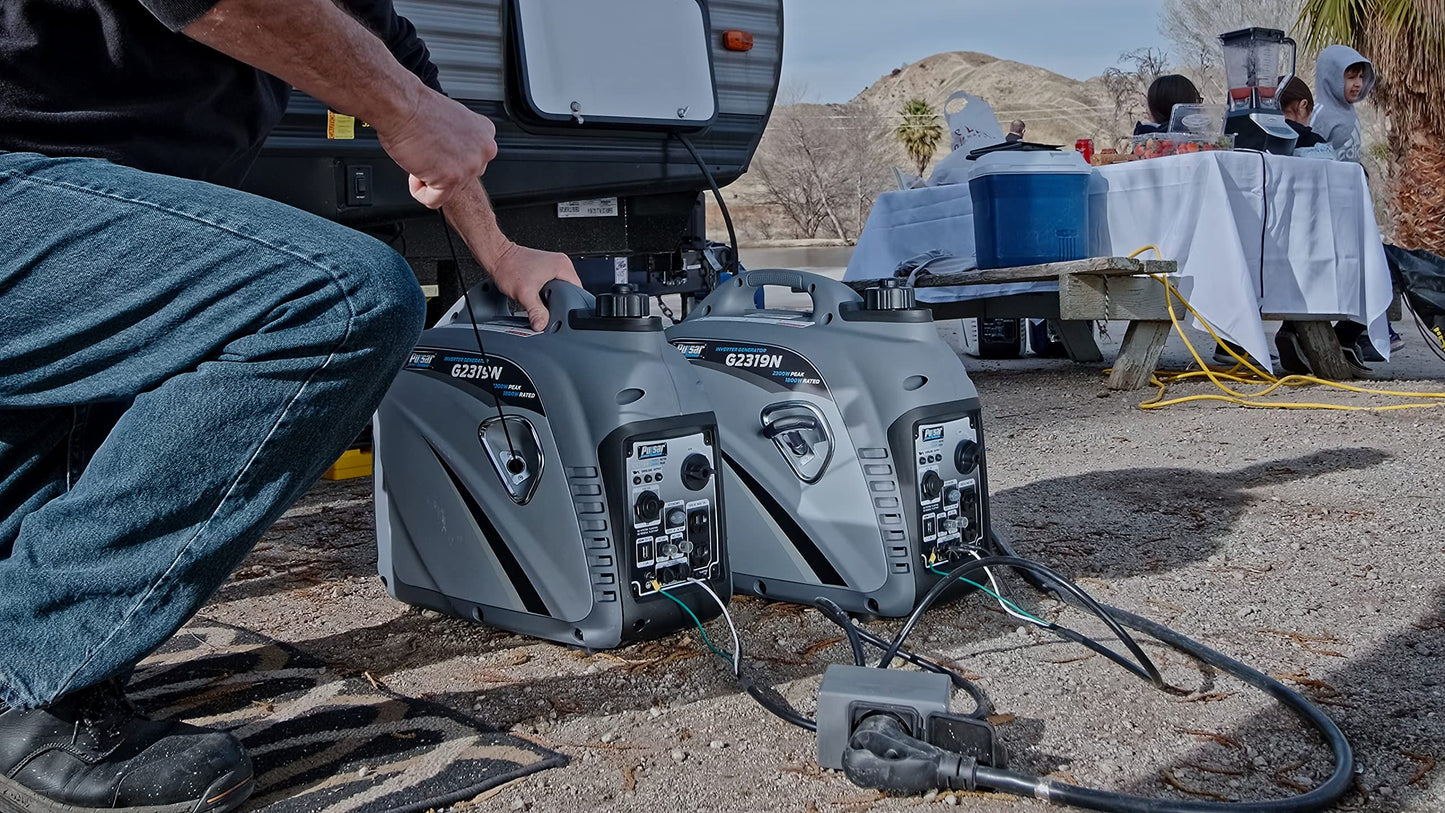 Pulsar Products GD400BN, 4000W Portable super-quiet Dual Fuel & Parallel Capability, RV-Ready, CARB Compliant