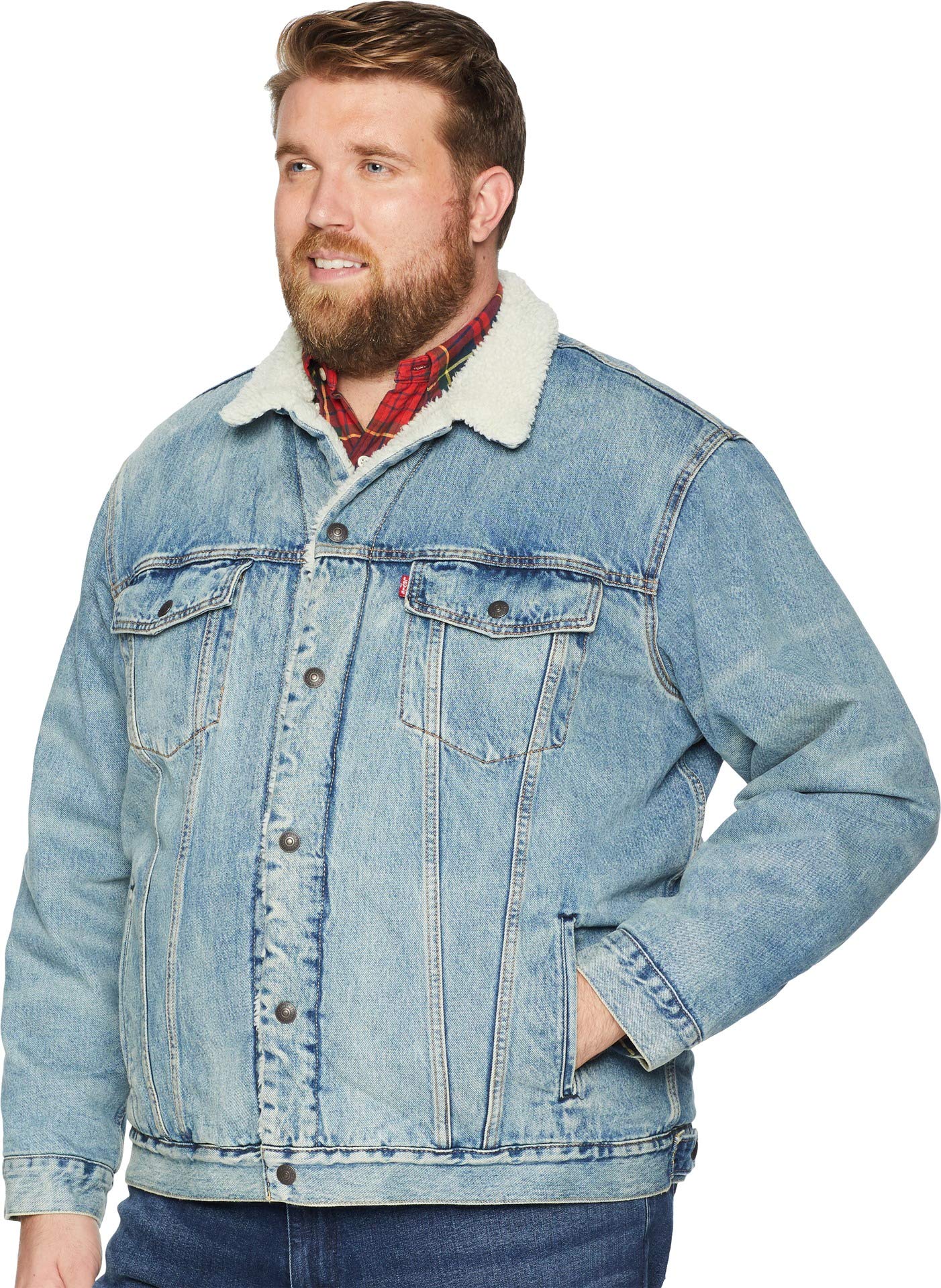 Levi's Men's Sherpa Lined Trucker Jacket (Also Available in Big & Tall)
