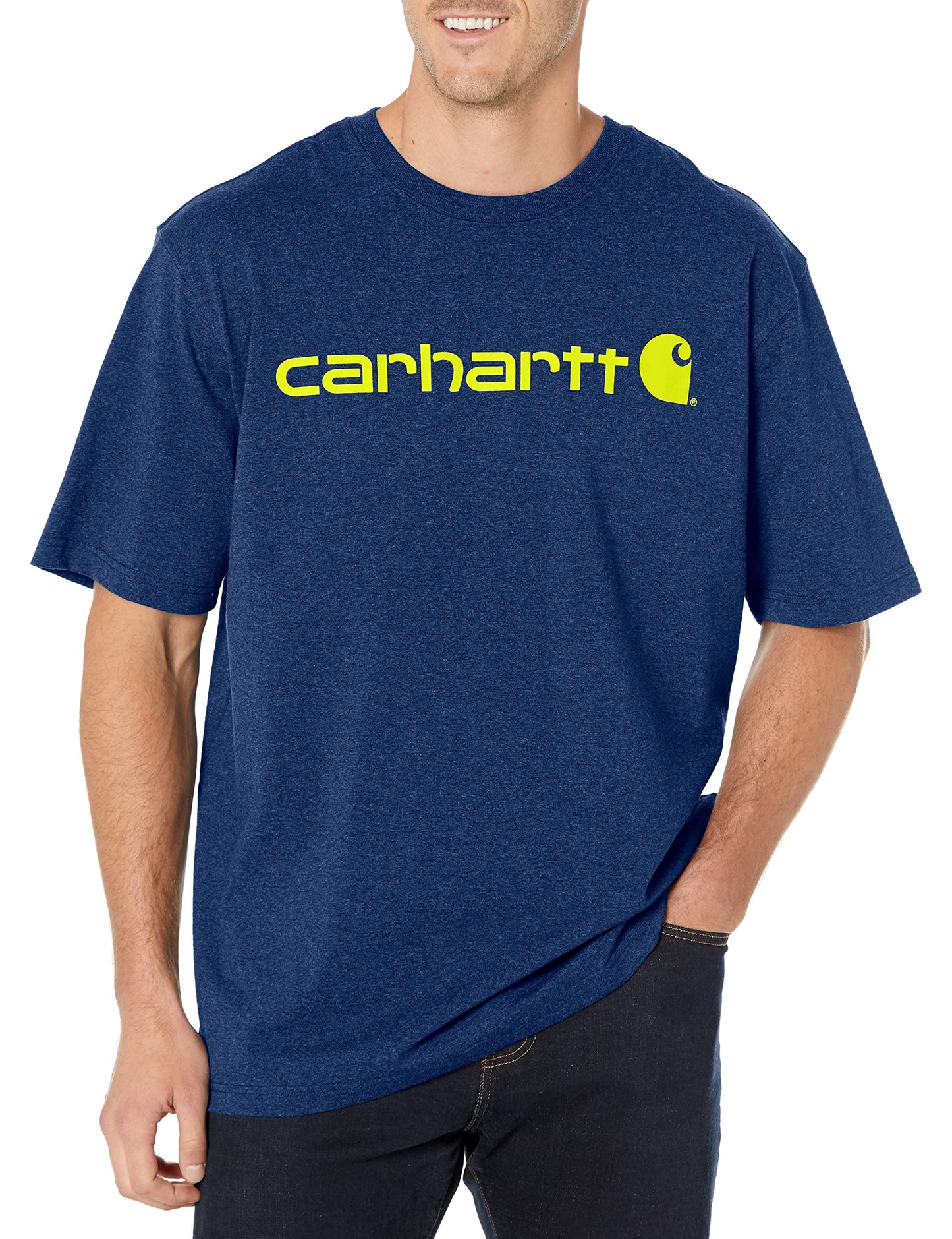 Carhartt Men's K195 Short Sleeve Logo T-Shirt