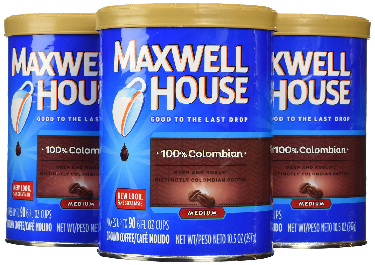 Maxwell House Breakfast Blend Mild Roast Ground Coffee, 38.8 oz Canister