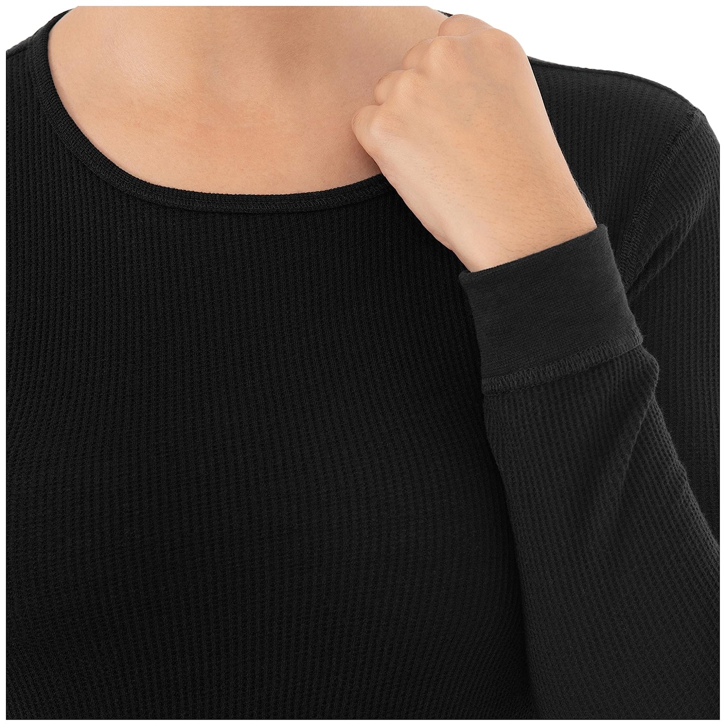 Fruit of the Loom Women's Micro Waffle Premium Thermal Underwear Tee Shirt