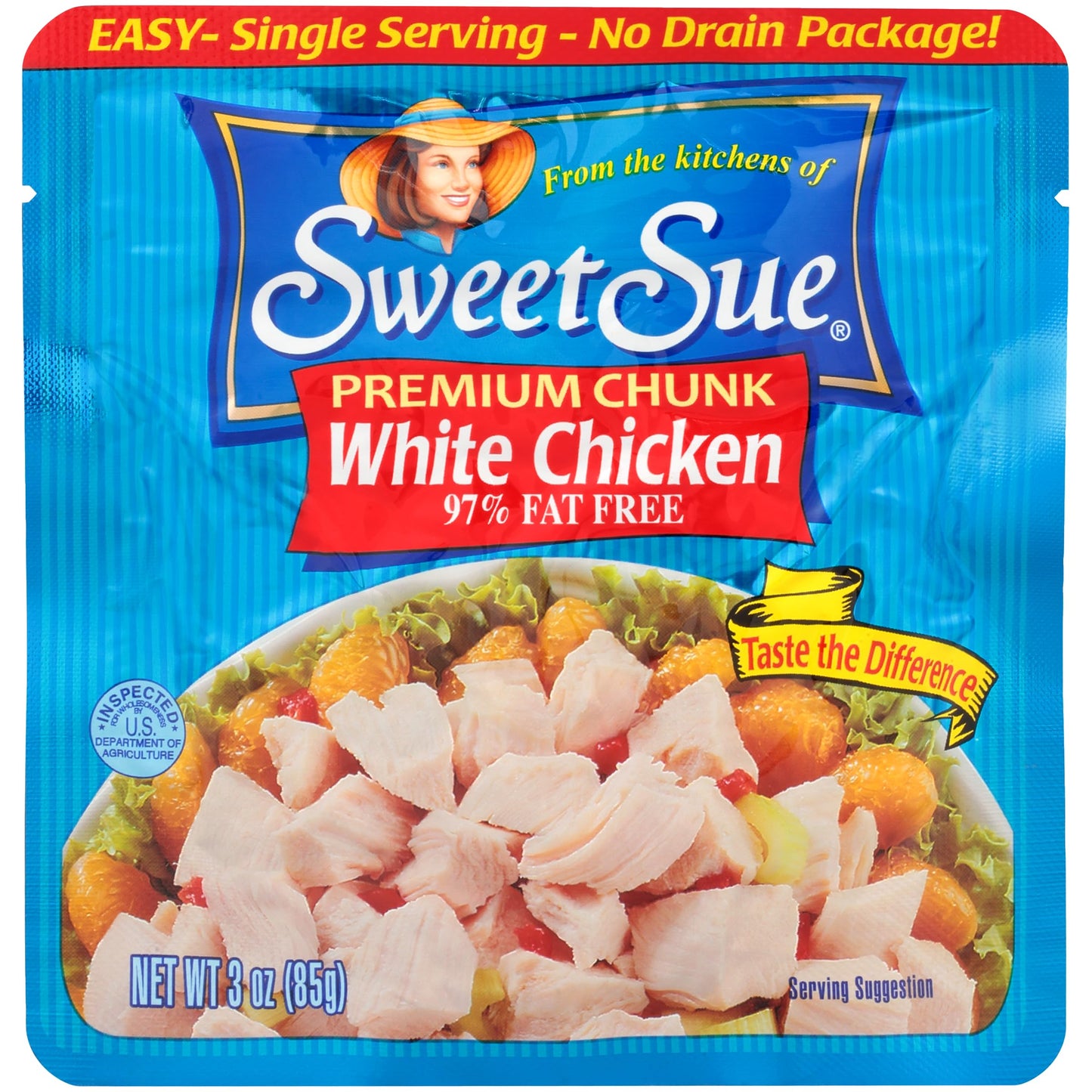Sweet Sue Chunk White Chicken in Water, 5 oz Can (Pack of 24) - 11g Protein per Serving - Gluten Free, Keto Friendly - Great for Snack, Lunch or Dinner Recipes