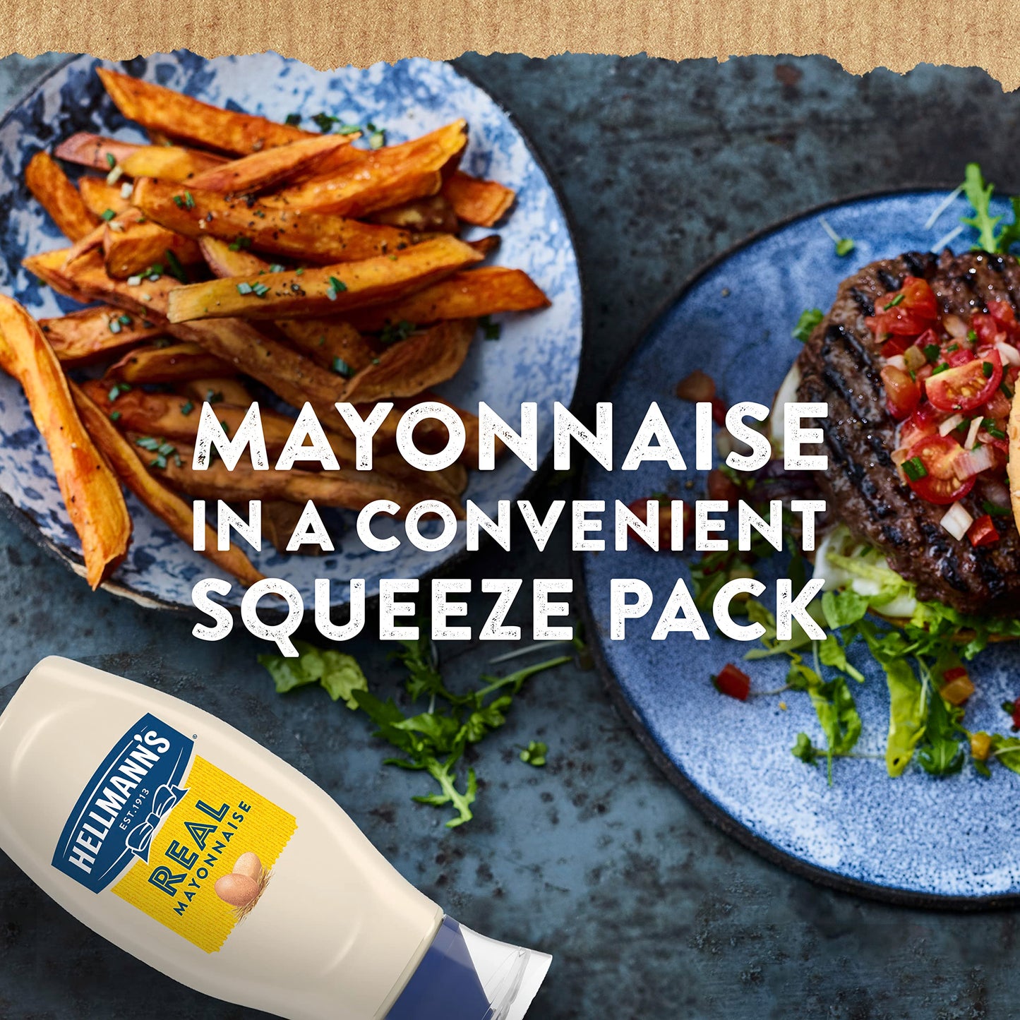Best Foods Real Mayonnaise Squeeze Bottle For a Creamy Sandwich Spread or Condiment Made With Cage-Free Eggs 20 oz