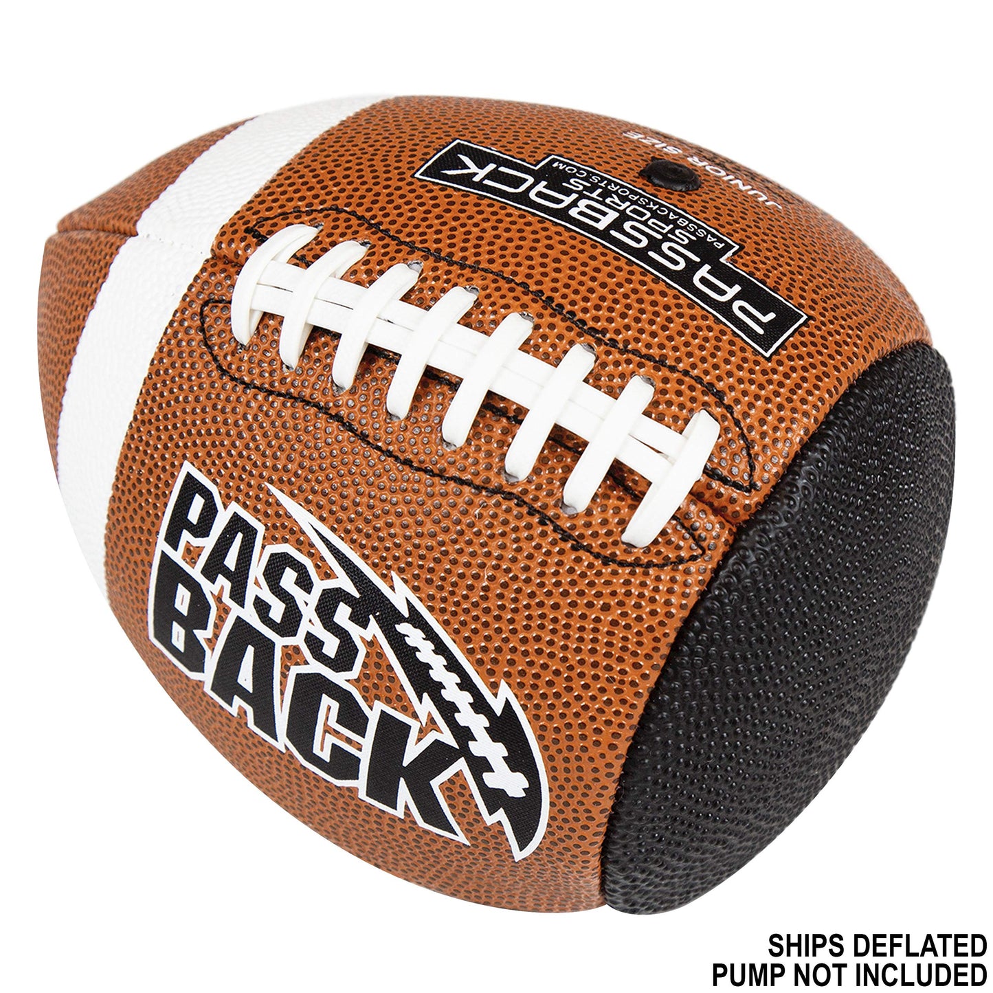 Passback Junior Composite Football, Ages 9-13, Youth Training Football, (Ships Deflated)