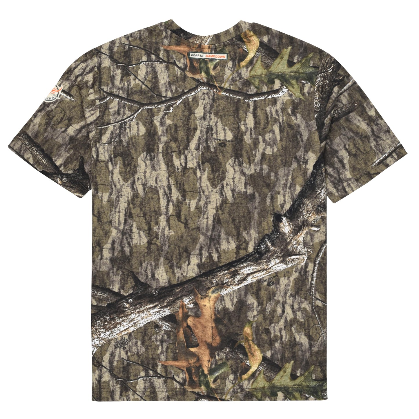 Authentic Realtree and Mossy Oak Camouflage Crewneck Unisex Adult Short Sleeve Tee Shirt