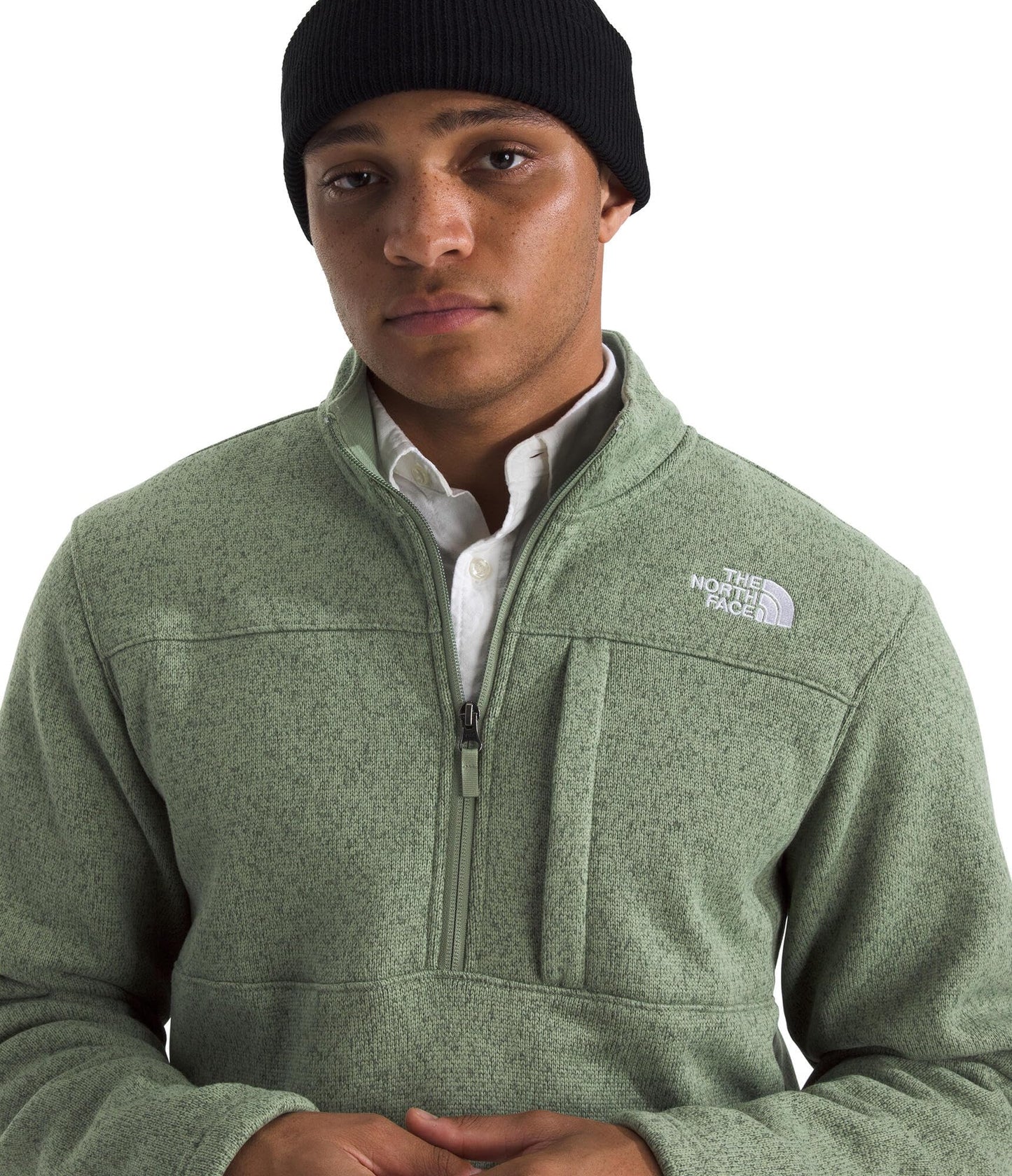 THE NORTH FACE Men's Gordon Lyons Quarter Zip Jacket | Cold Weather Top With Chest Pocket