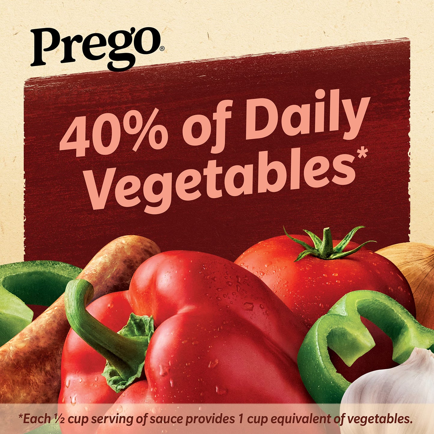 Prego Traditional No Sugar Added Pasta Sauce, 23.5 Oz Jar (Case of 6)