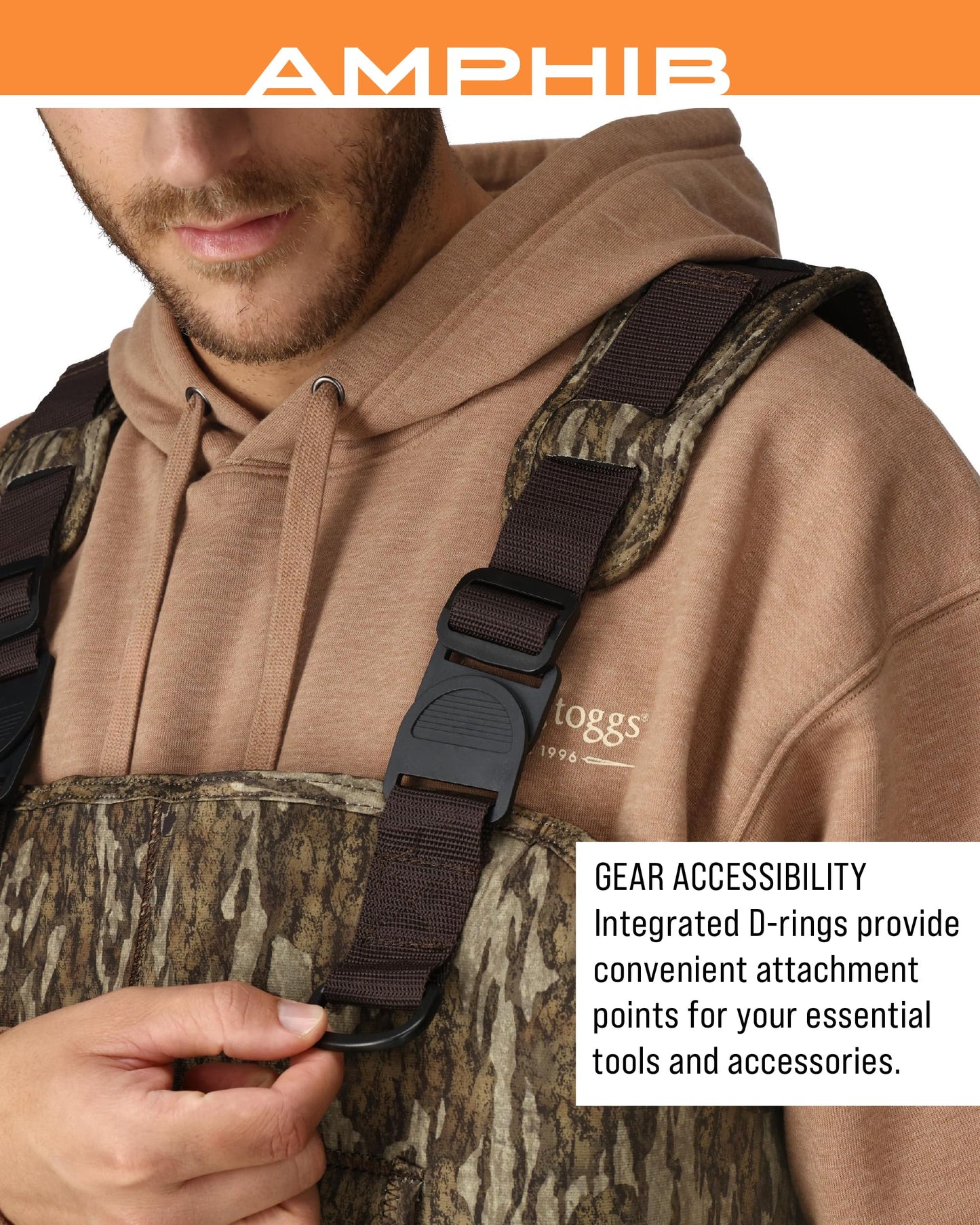 FROGG TOGGS Amphib Neoprene Bootfoot Camo Chest Wader